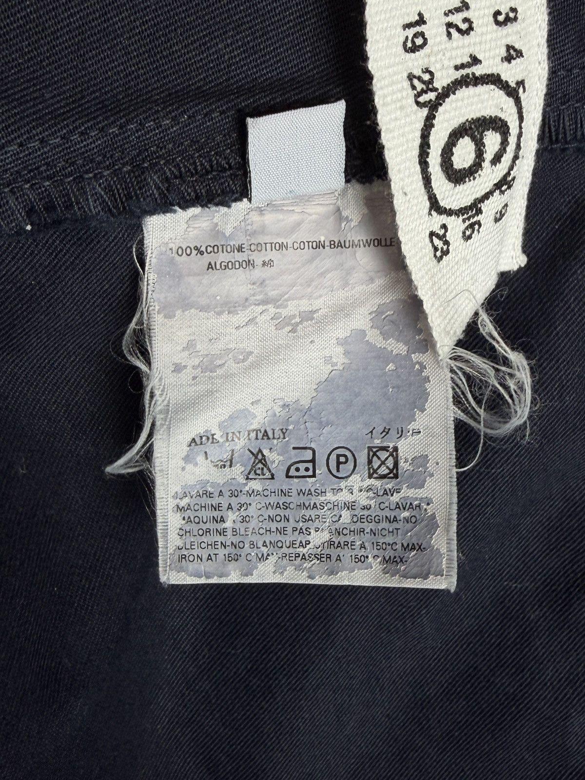 Maison Margiela AW06 Maison Margiela Distress Zip Tassel Pocket Cargo Pants Size US 30 / EU 46 - 8 Thumbnail