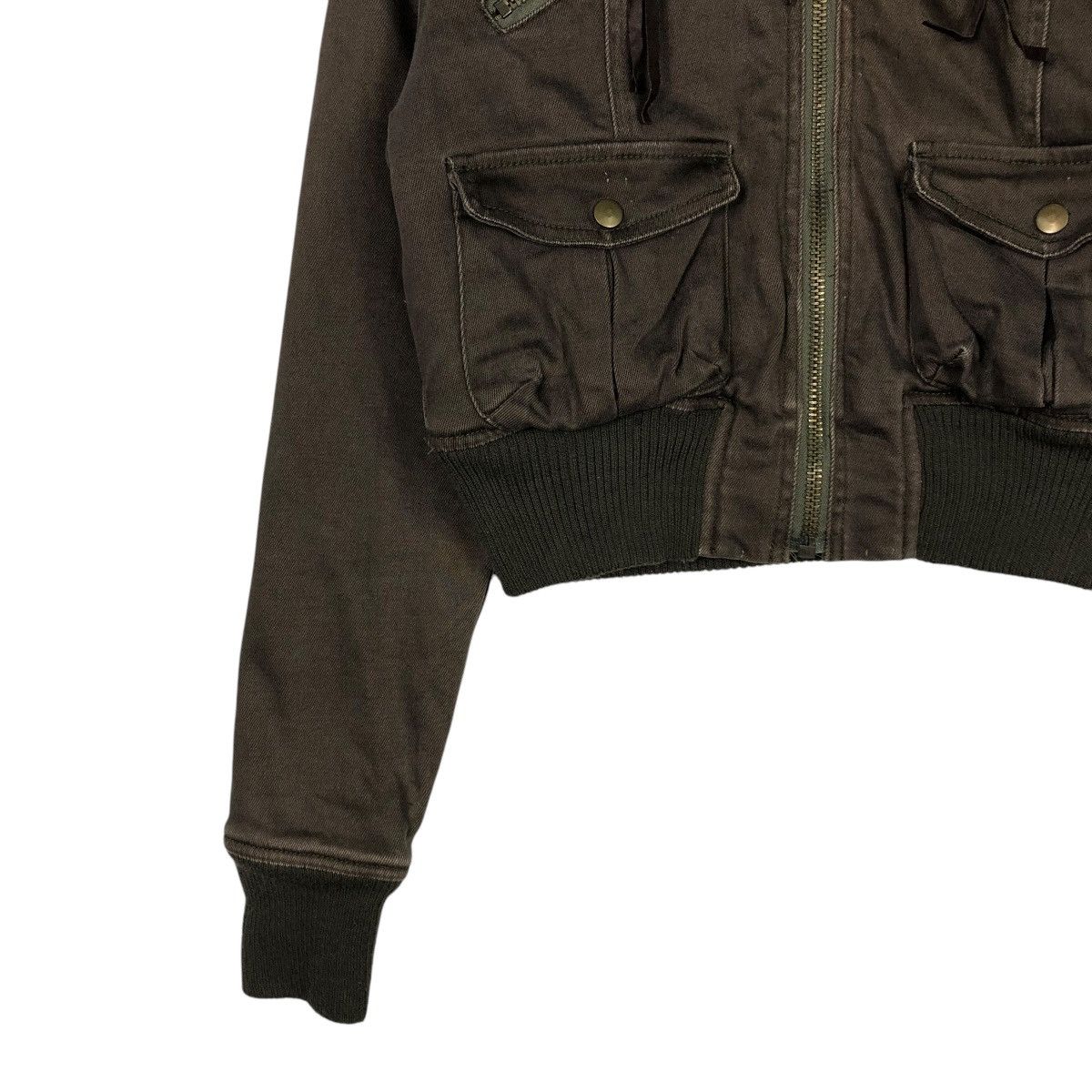 Hysteric Glamour 🔥VINTAGE CROPPED BOMBER BIKER JACKET HEAVEN AND EARTH Size US S / EU 44-46 / 1 - 6 Thumbnail