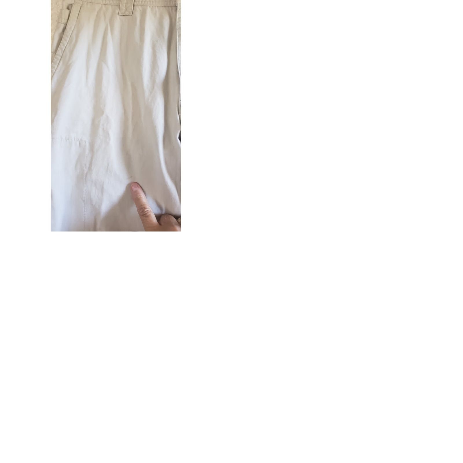 Vintage Columbia Chino Pants Men's 34X30.5 Khaki Beige Cotton Travel Size US 34 / EU 50 - 9 Thumbnail