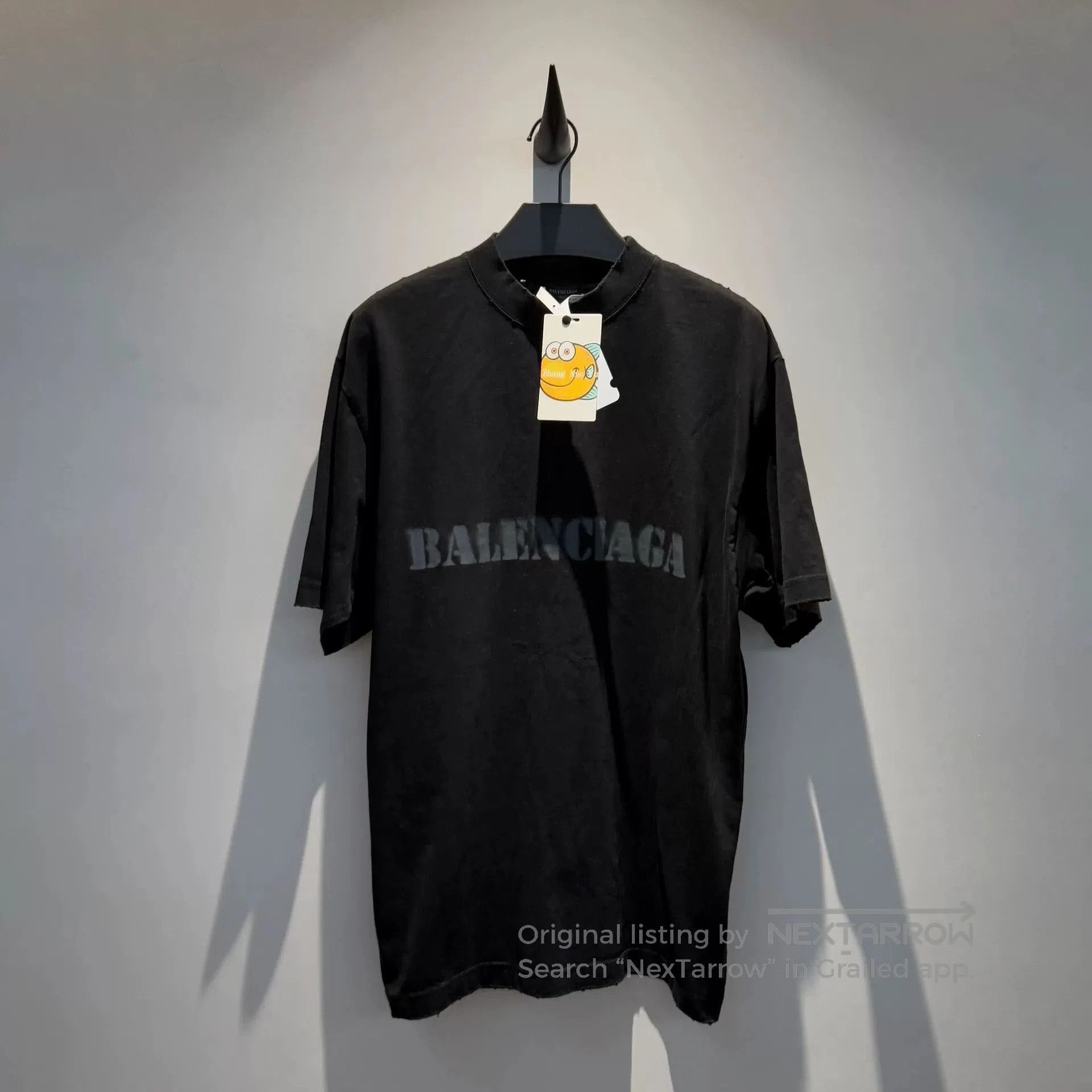 Balenciaga black balenciaga short sleeve t. Size US XXS / EU 40 - 1 Thumbnail