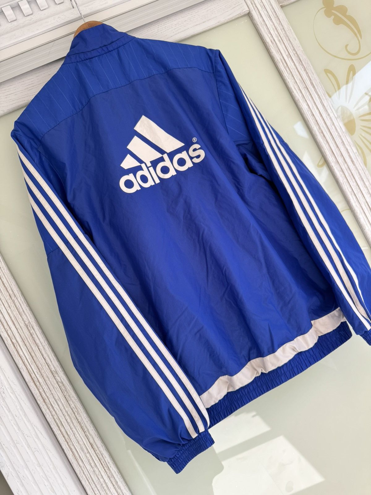 Adidas Adidas Chelsea 2015-2016 Soccer Track Jacket Football Shirt Size US S / EU 44-46 / 1 - 8 Thumbnail