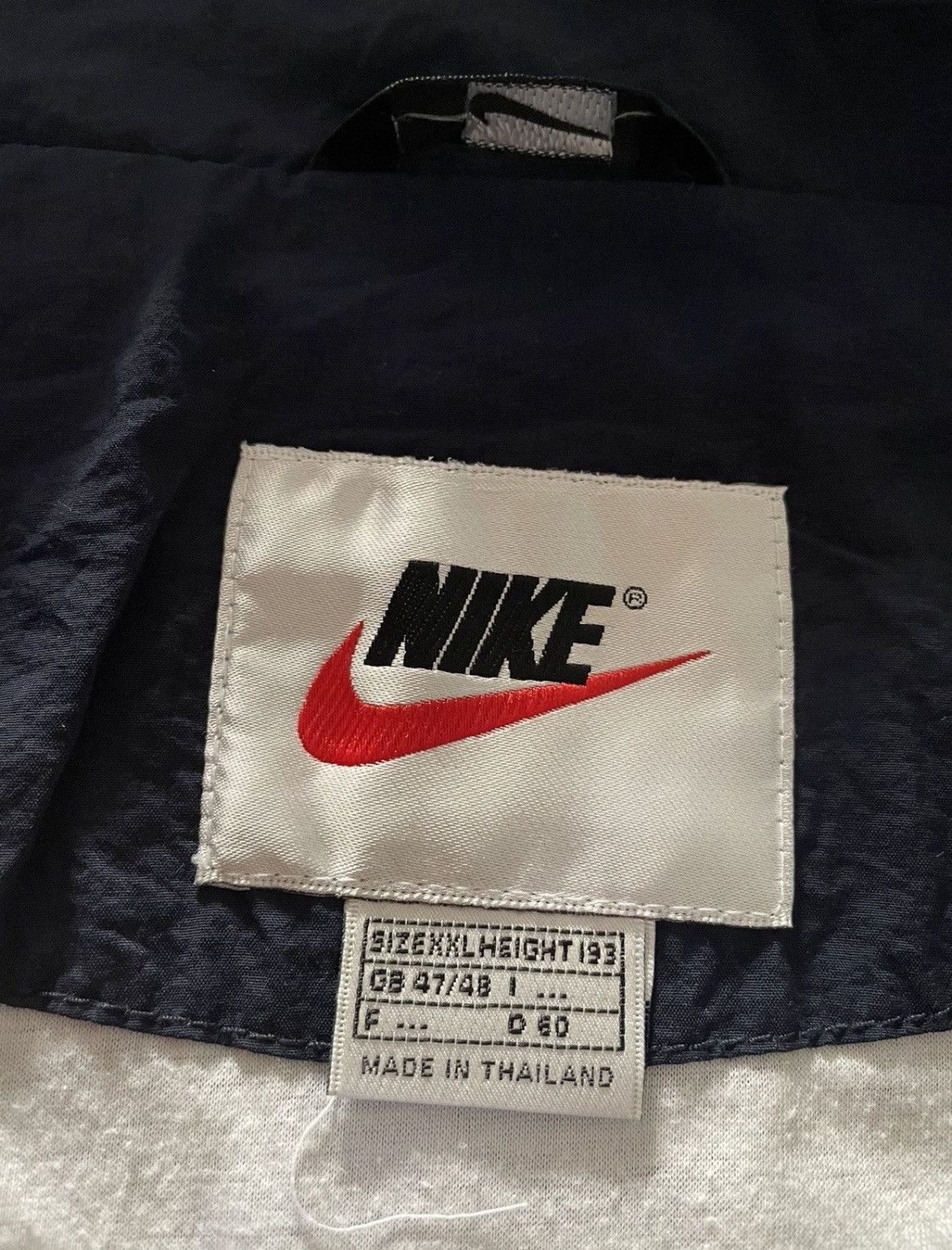 Nike × Vintage Nike Vintage Nylon Y2K Drill Jacket Size US XL / EU 56 / 4 - 5 Thumbnail