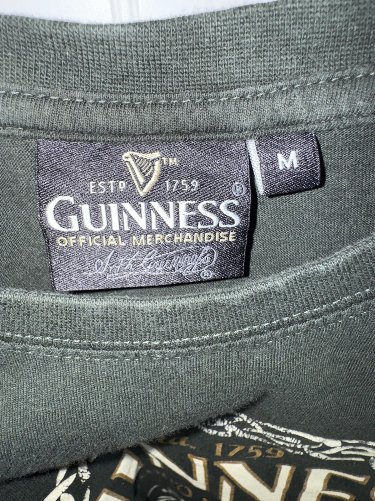 Other Guinness Official Merchandise Green T-Shirt Medium Size M / US 6-8 / IT 42-44 - 3 Thumbnail