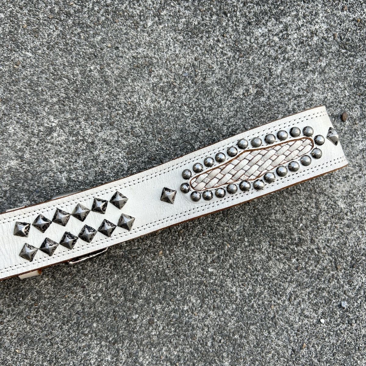 Vintage Vintage studded leather belt (Kapital Style) Size ONE SIZE - 9 Thumbnail
