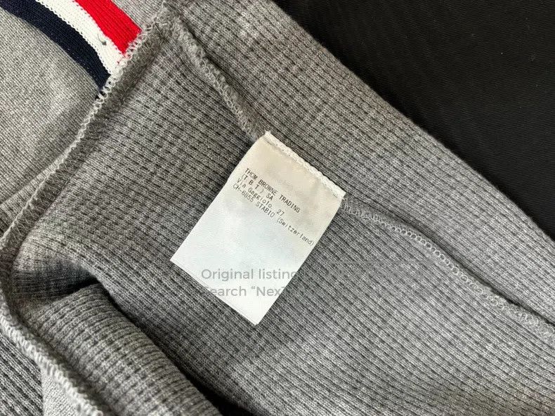 Thom Browne Thom Browne Gray Striped Sleeve Hoodie Size US M / EU 48-50 / 2 - 7 Thumbnail
