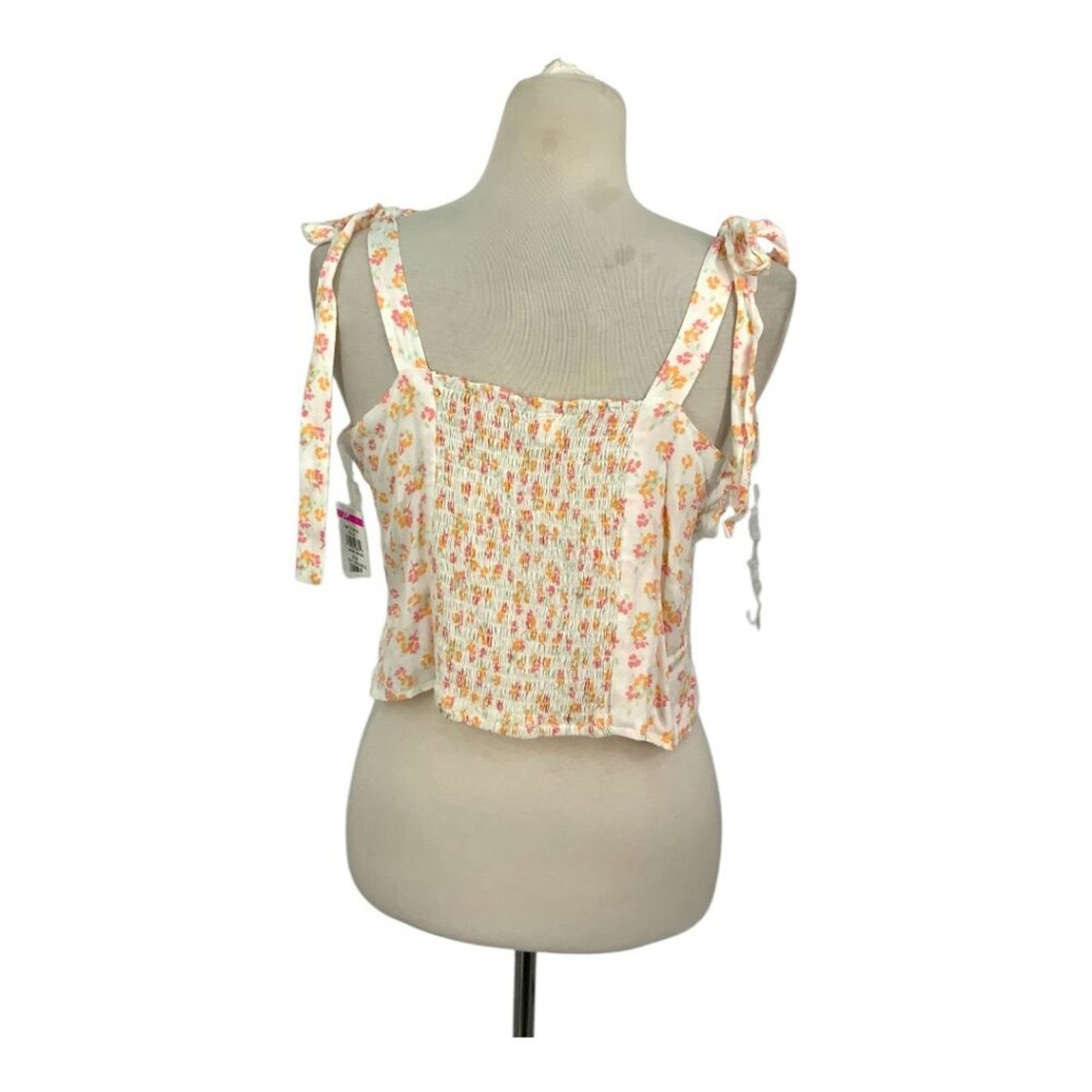 BP. Bp Floral Tie Strap Corset Top Size XL NWOT $29 MSRP Size XL / US 12-14 / IT 48-50 - 8 Thumbnail