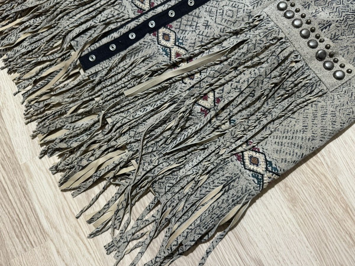 Designer × Double D Ranch Double D Ranch leather cape jacket strings embroidery beads Size XL / US 12-14 / IT 48-50 - 7 Thumbnail