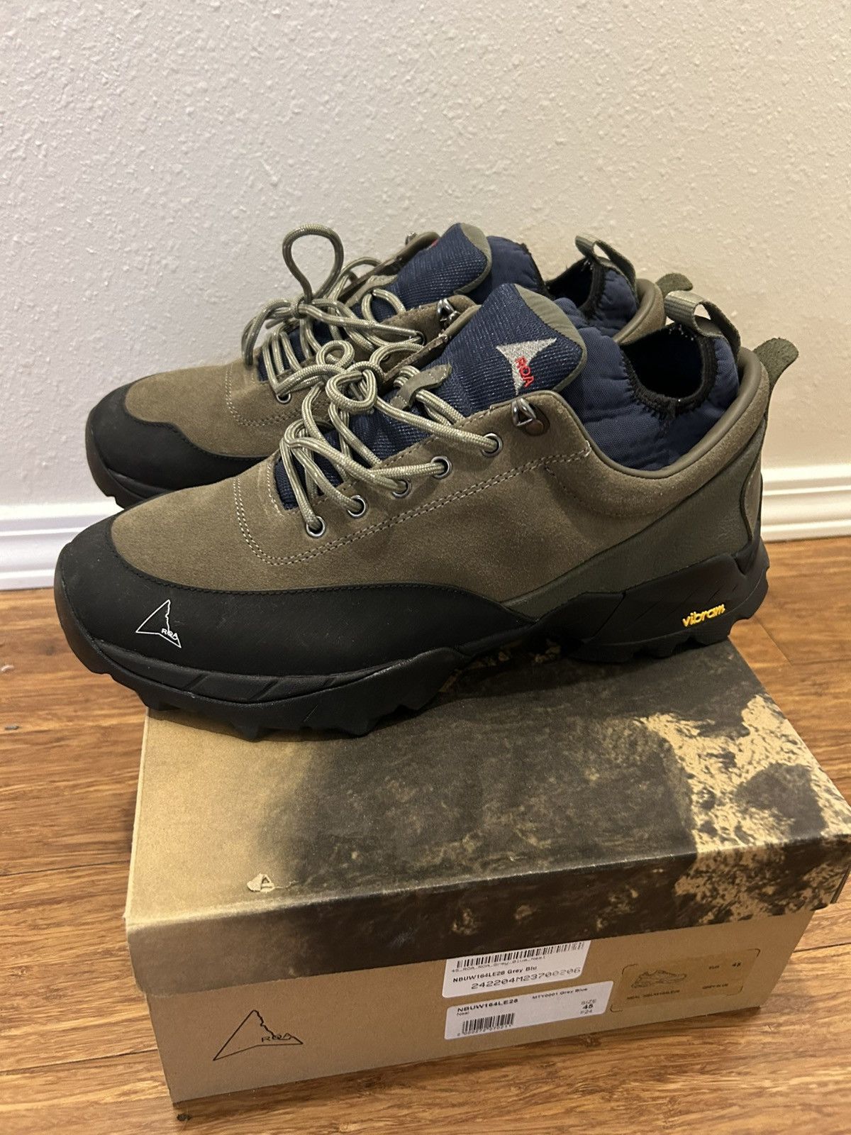 ROA ROA Neal Sneakers - Grey Blue - size 12 (45) Size US 12 / EU 45 - 2 Thumbnail