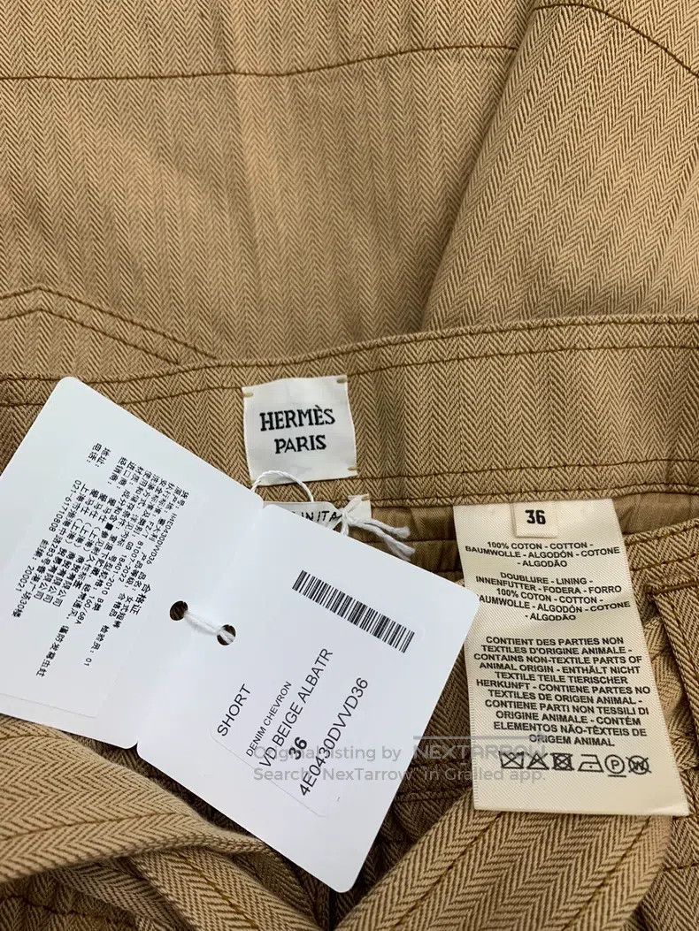 Hermes Hermes Tie-front shorts Size 24" / US 00 / IT 34 - 4 Thumbnail