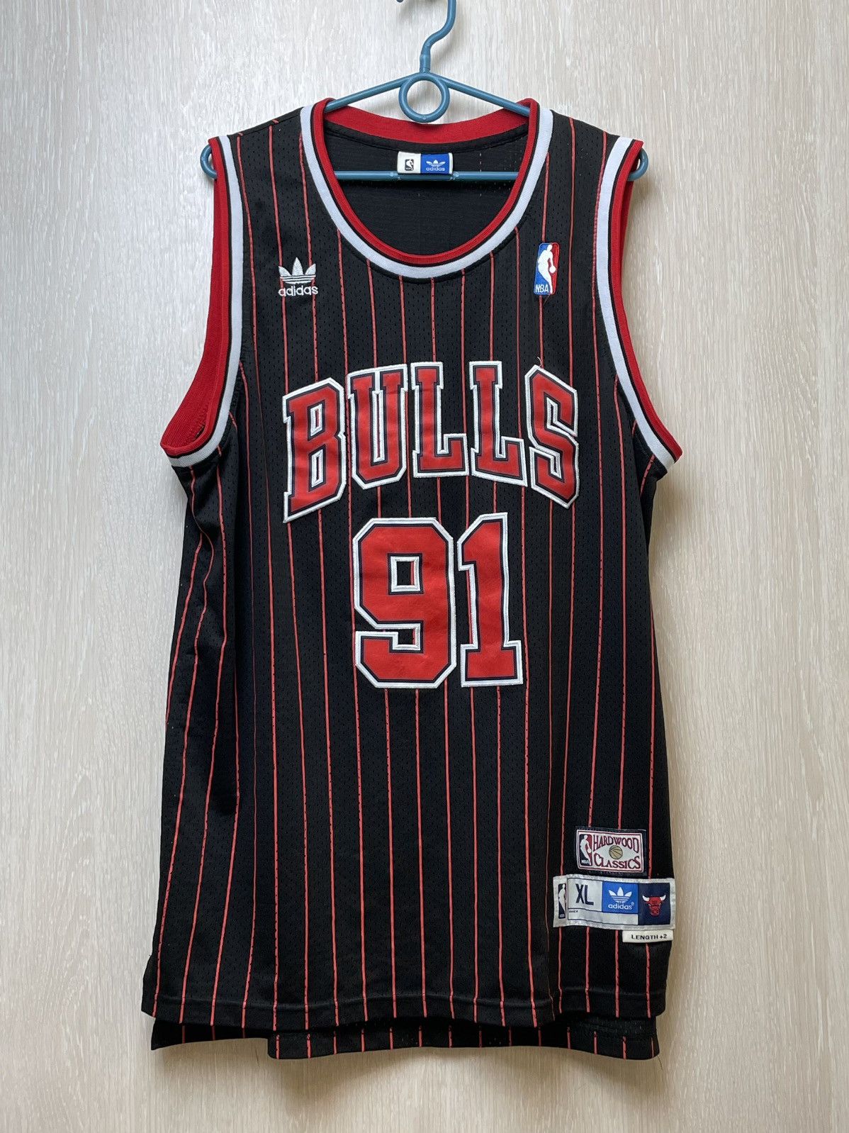 Chicago Bulls NBA Dennis Rodman #91 Embroidered Jersey