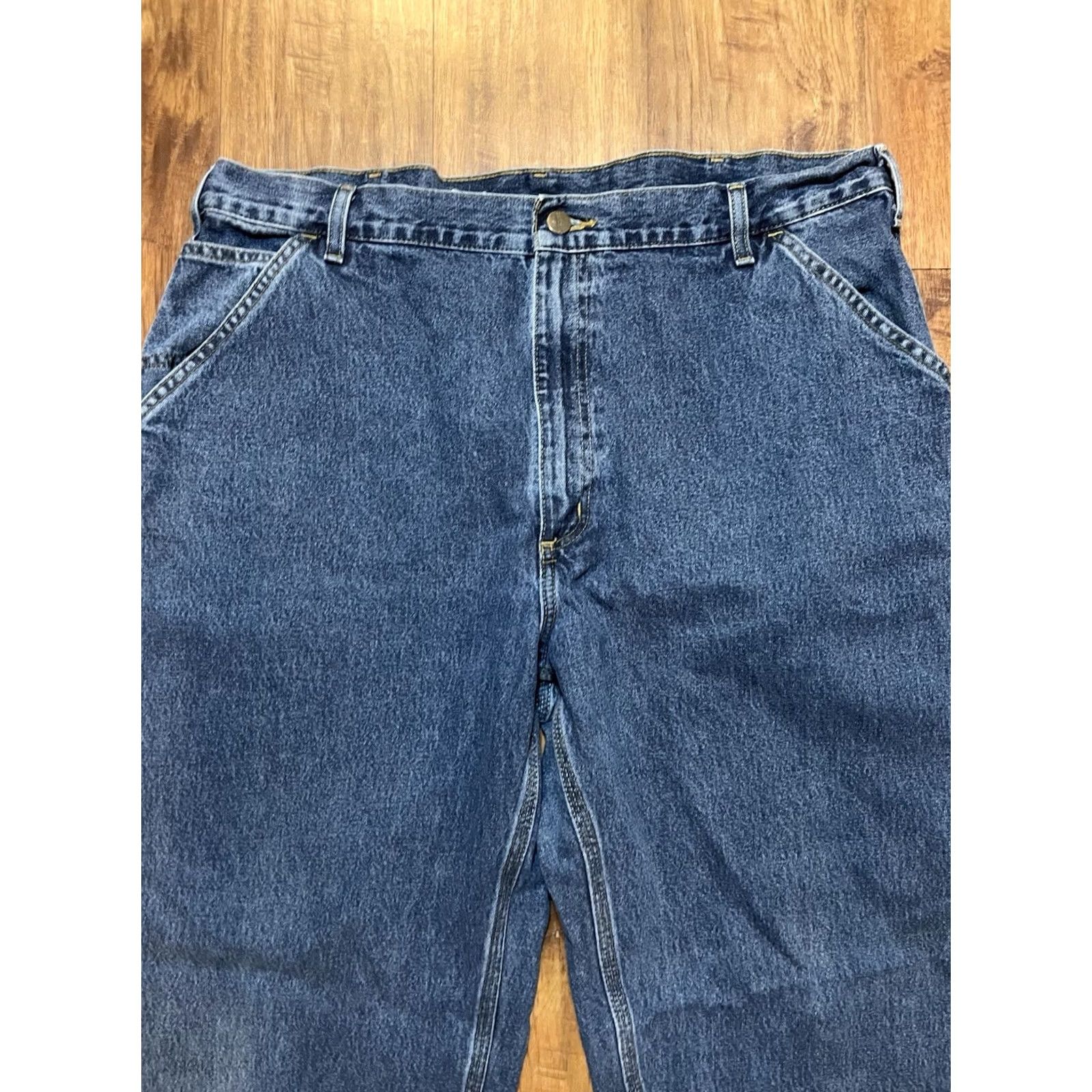 Carhartt Carhartt Jeans Mens 38x30 Denim Blue Dungaree Fit 5-Pocket Straight Casual Size US 38 / EU 54 - 5 Thumbnail