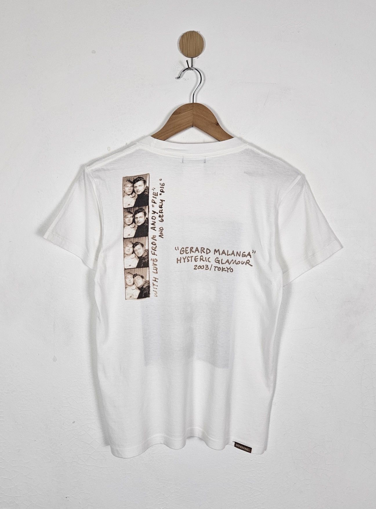 Hysteric Glamour Hysteric Glamour Gerard Malanga tee shirt Size US S / EU 44-46 / 1 - 2 Thumbnail