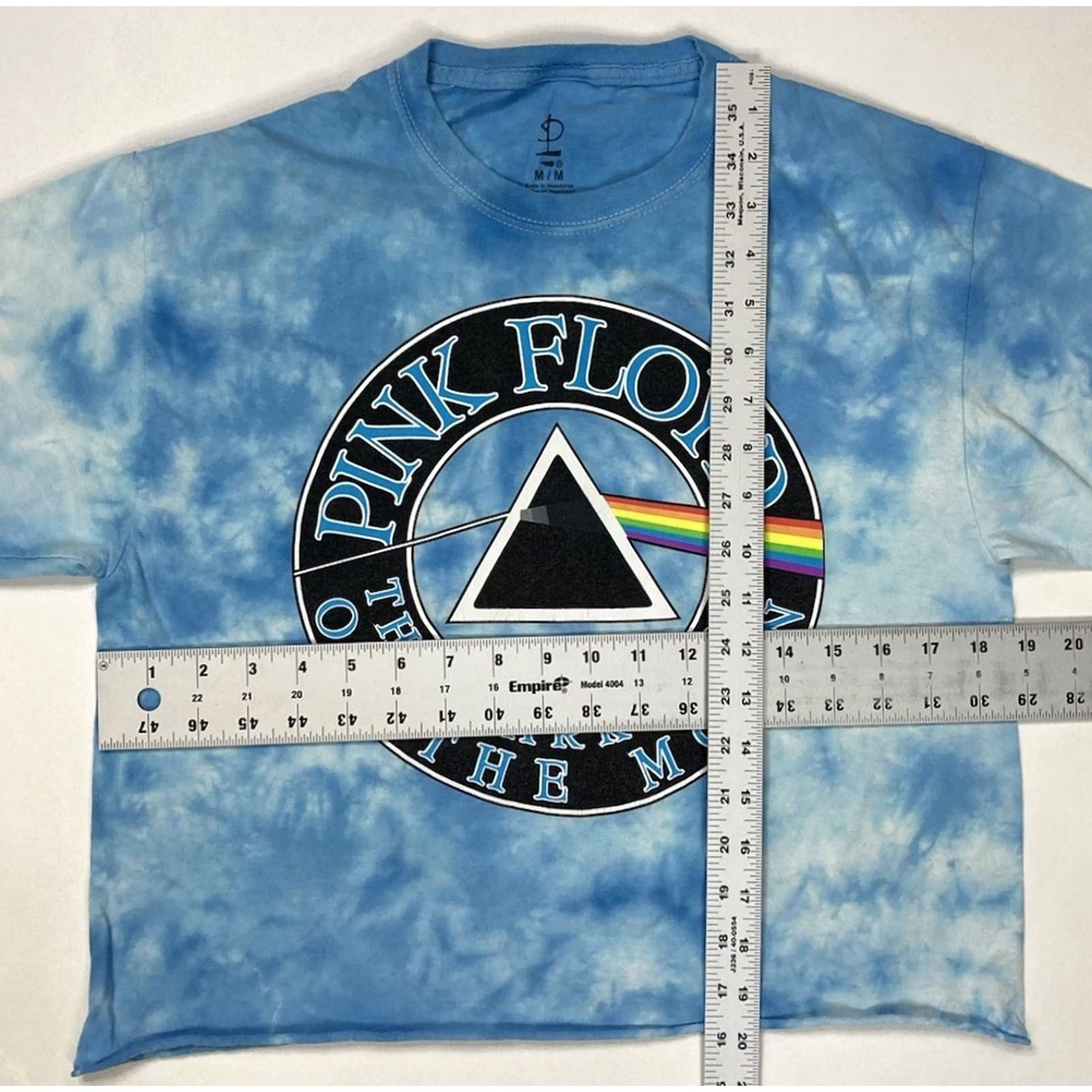 Vintage VINTAGE Pink Floyd Crop Graphic T-shirt Women Medium Blue Tie Dye Short Sleeve Music Size M / US 6-8 / IT 42-44 - 5 Thumbnail
