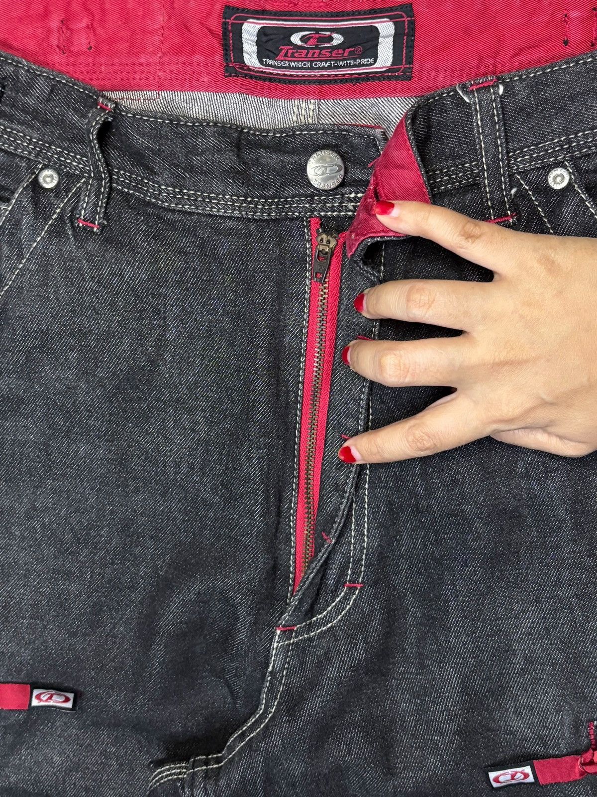 Japanese Brand Vintage Japanese Brand Cargo Distressed Baggy Jeans Size US 29 - 5 Thumbnail