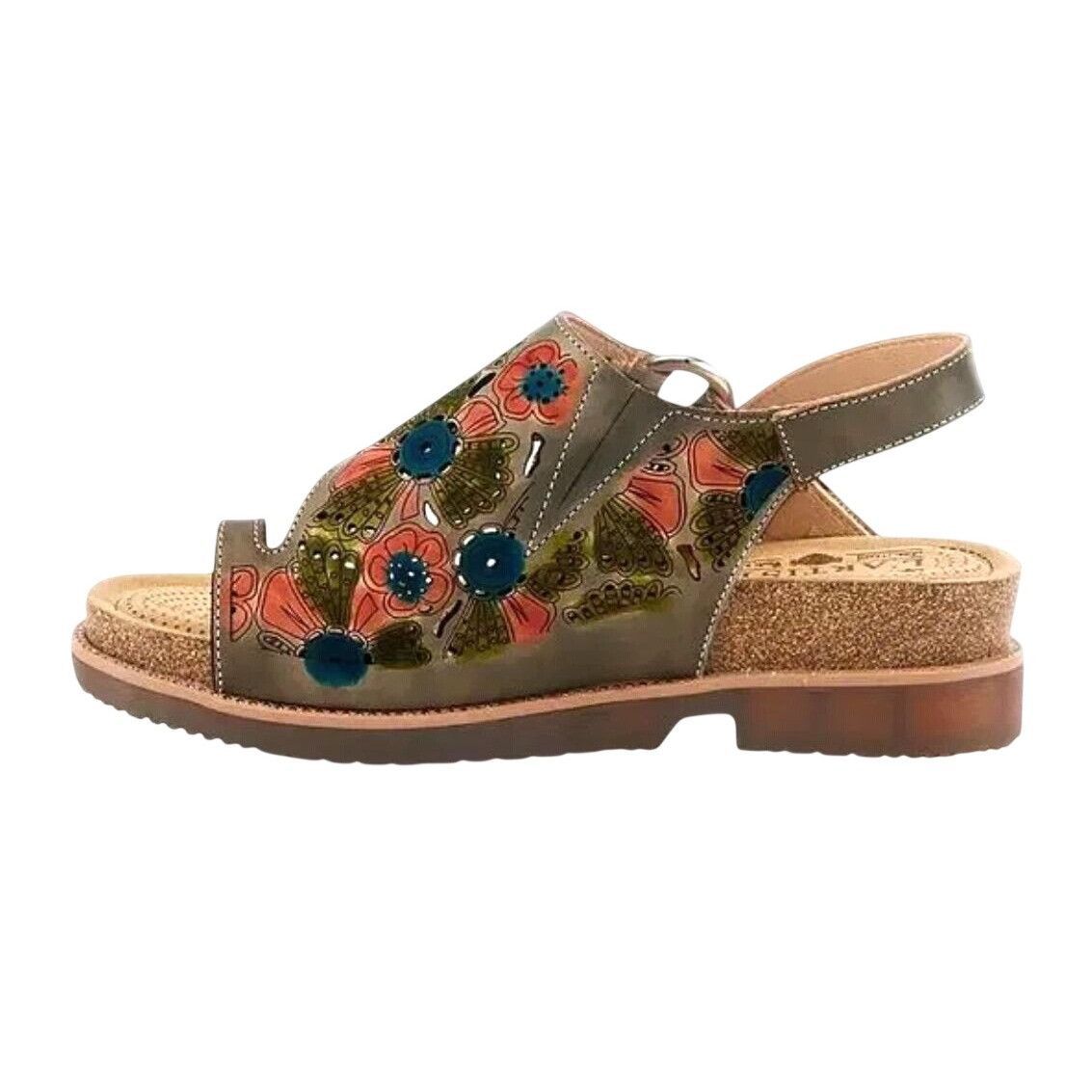 Other New L'Artiste By Spring Step Samya Toe Loop Sandal in Grey M Size US 9 / IT 39 - 1 Thumbnail