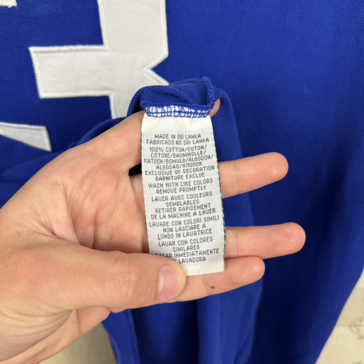 Polo Ralph Lauren Vintage Ralph Lauren Polo T shirt Chief Keef LXVII Blue Sz L Size US L / EU 52-54 / 3 - 15 Thumbnail