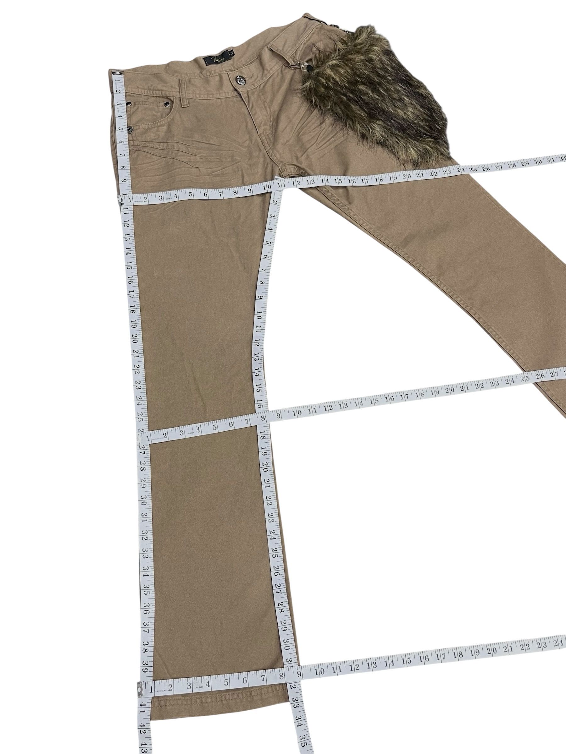 Vice 🔥Vice Fairy LGB Fur Runway Vibes Tribal Flare Pants Size US 31 - 12 Thumbnail