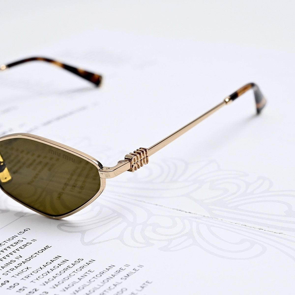 Miu Miu MIU MIU 0MU 0MU 56ZS SUNGLASSES Size ONE SIZE - 3 Thumbnail