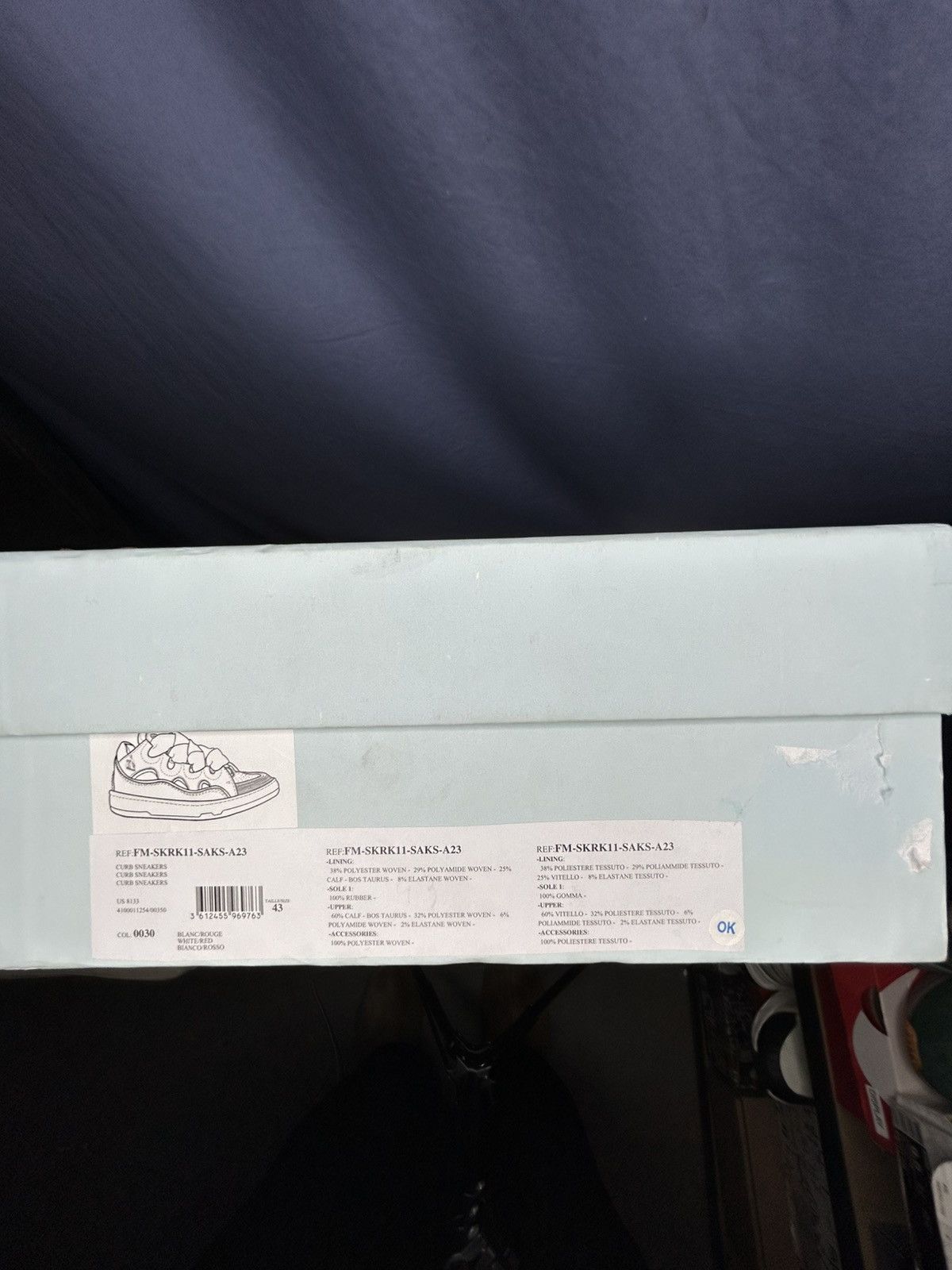Lanvin Lanvin x Saks Curb Sneakers Size US 10 / EU 43 - 14 Thumbnail