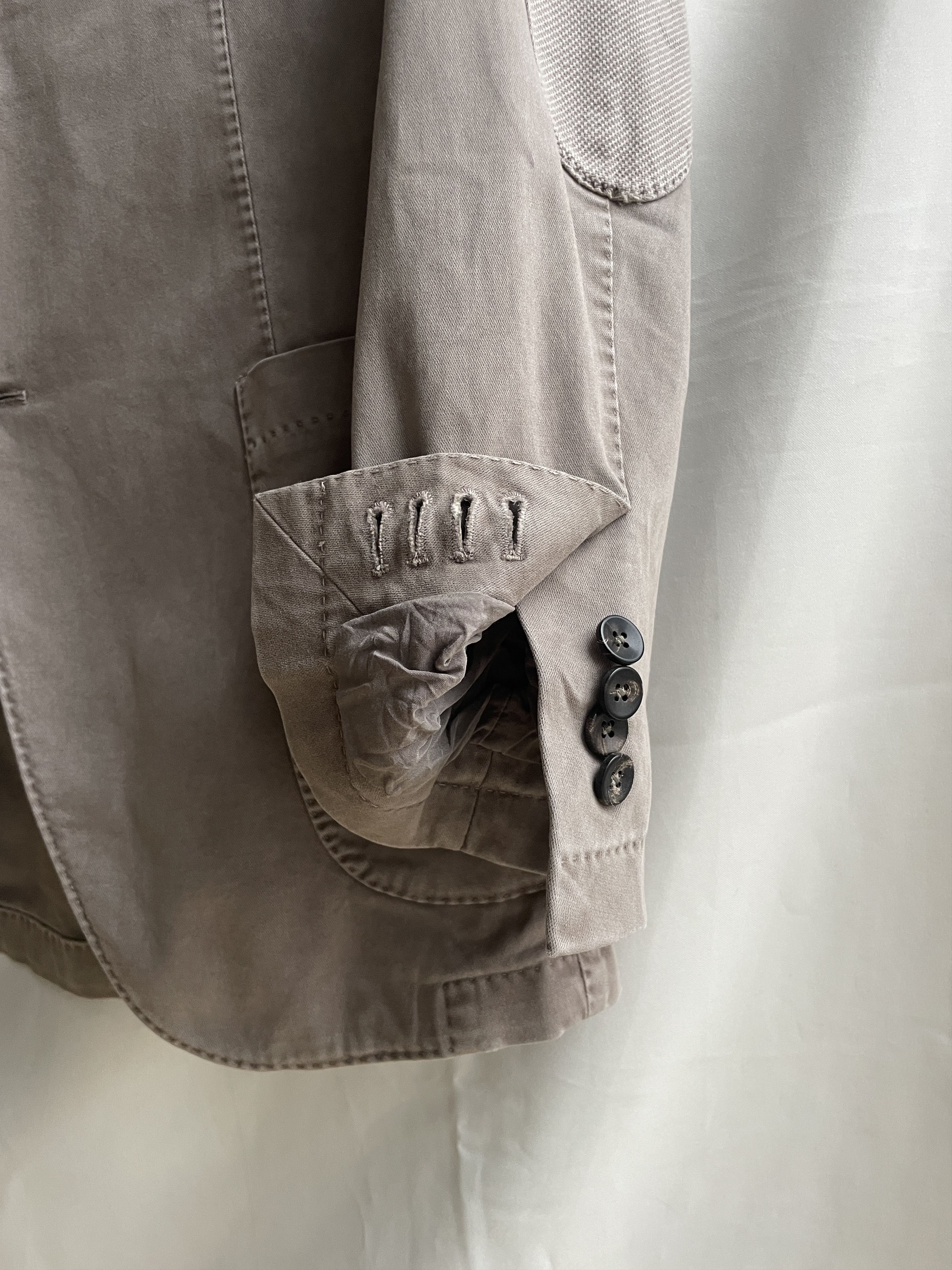 Boggi Boggi MIlano B-Elton Unlined Garment Dyed Cotton Blazer Size 40R - 9 Thumbnail