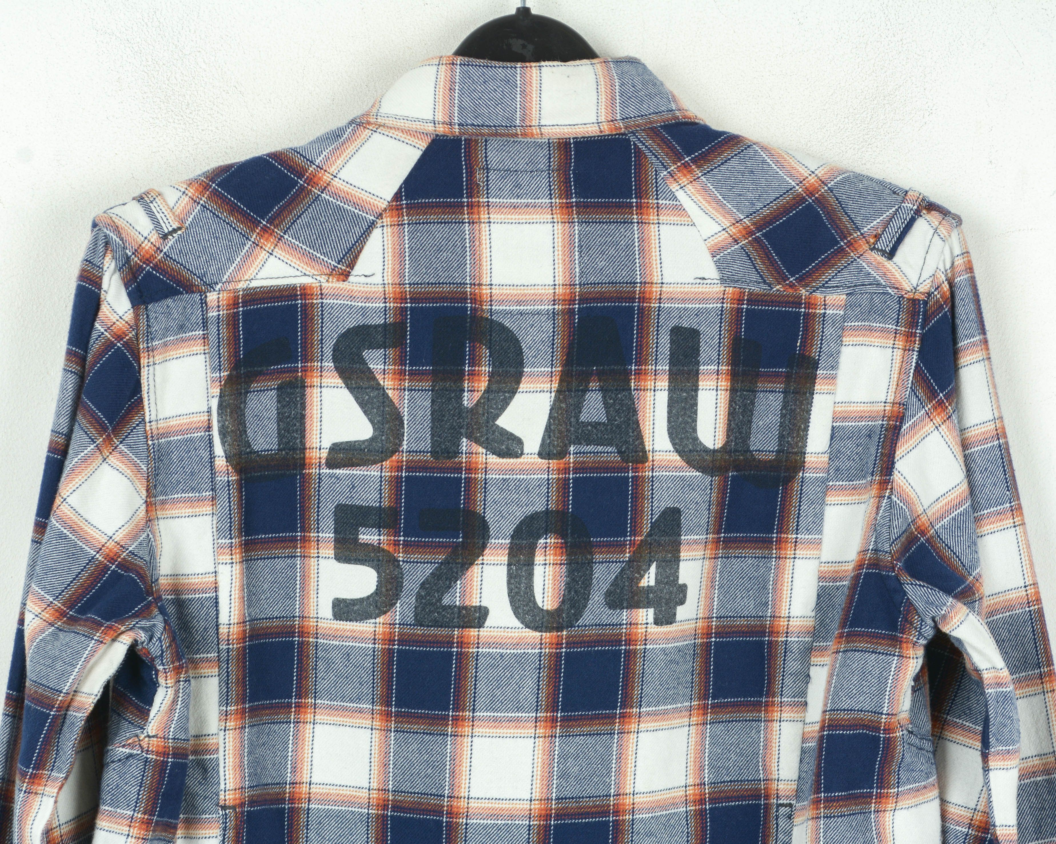 G-Star 'Marshall Windsor Shirt' Man's S Long Sleeved Plaid Cotton Size US S / EU 44-46 / 1 - 10 Thumbnail