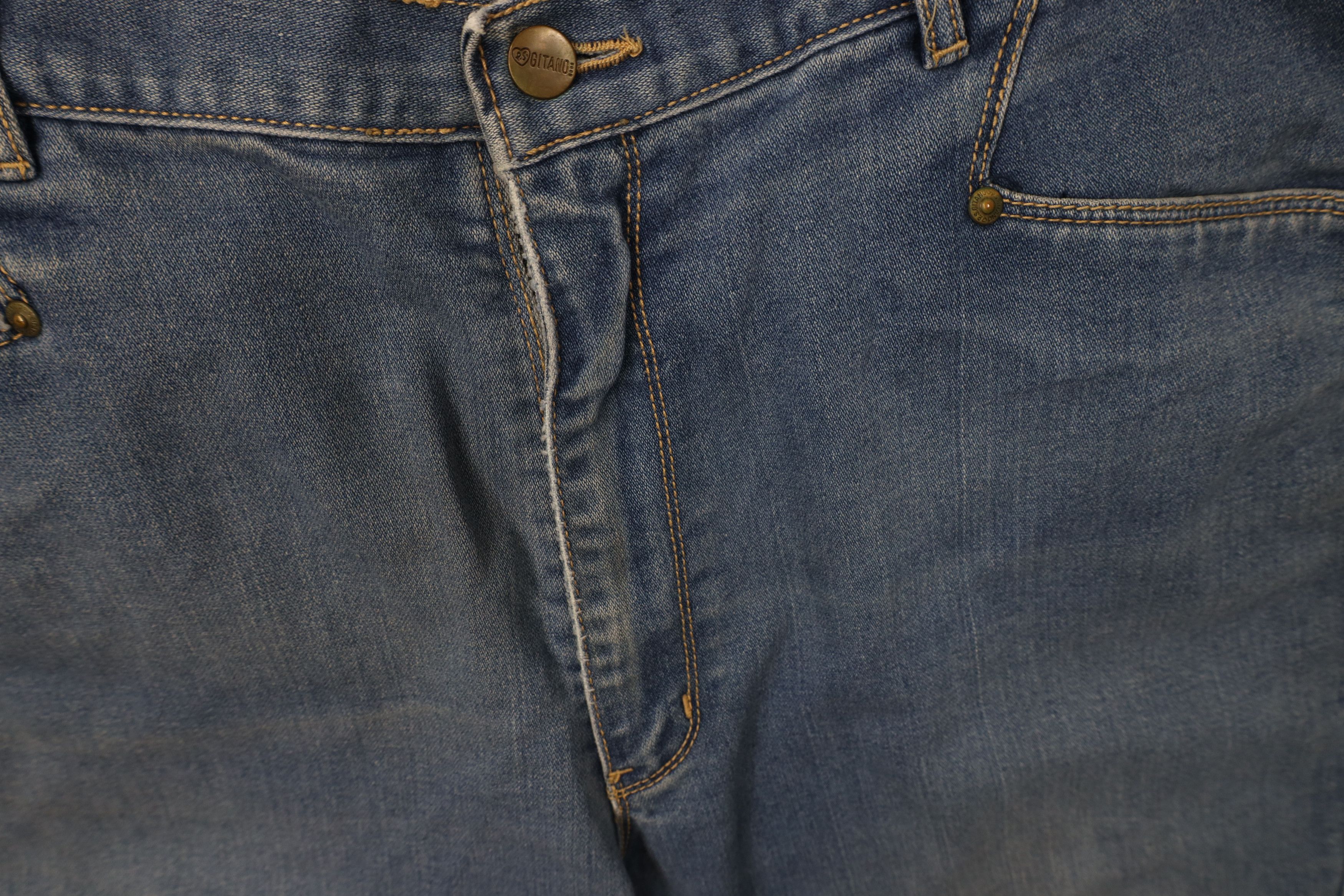 Vintage Vintage 90s Streetwear Stretch Tapered Leg Denim Jeans Size 38" / US 16 / IT 52 - 8 Thumbnail