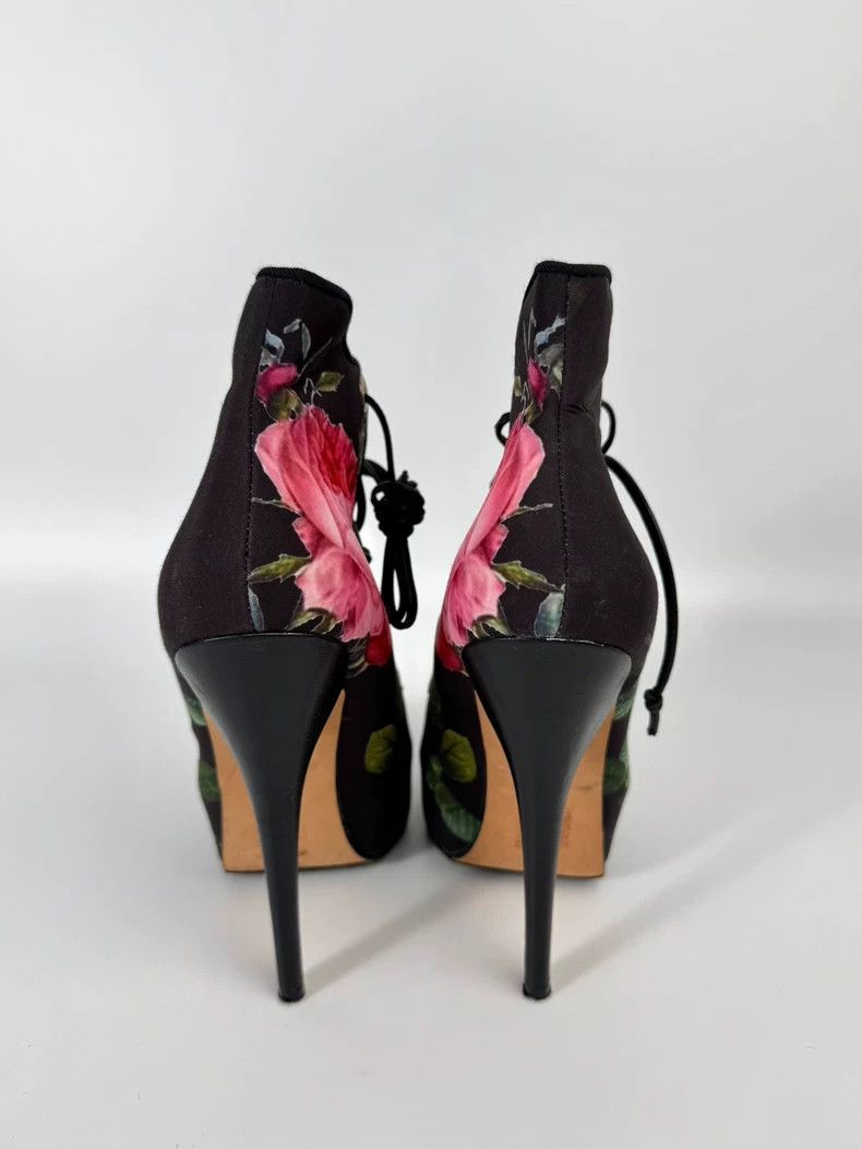 Vivienne Westwood Vivienne Westwood Triple Tie-up Floral High Heels Size US 6.5 / IT 36.5 - 4 Thumbnail