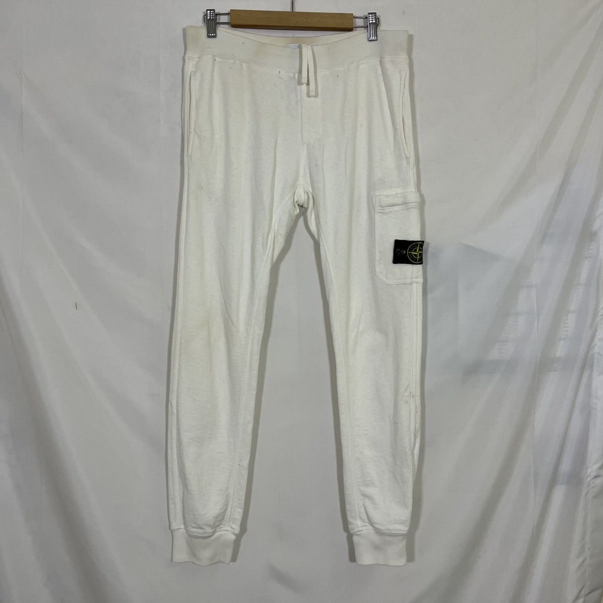 Stone Island STONE ISLAND WHITE JOGGER PANT Size US 33 - 1 Thumbnail