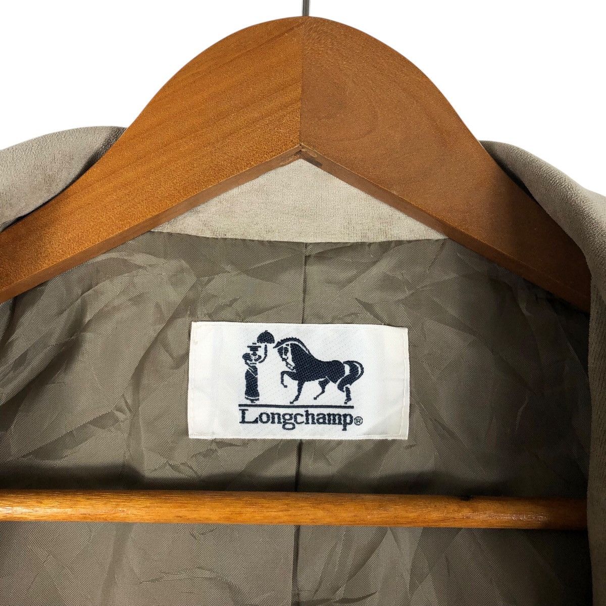 Longchamp LONGCHAMP Suede Blazer Jacket Size US L / EU 52-54 / 3 - 6 Thumbnail
