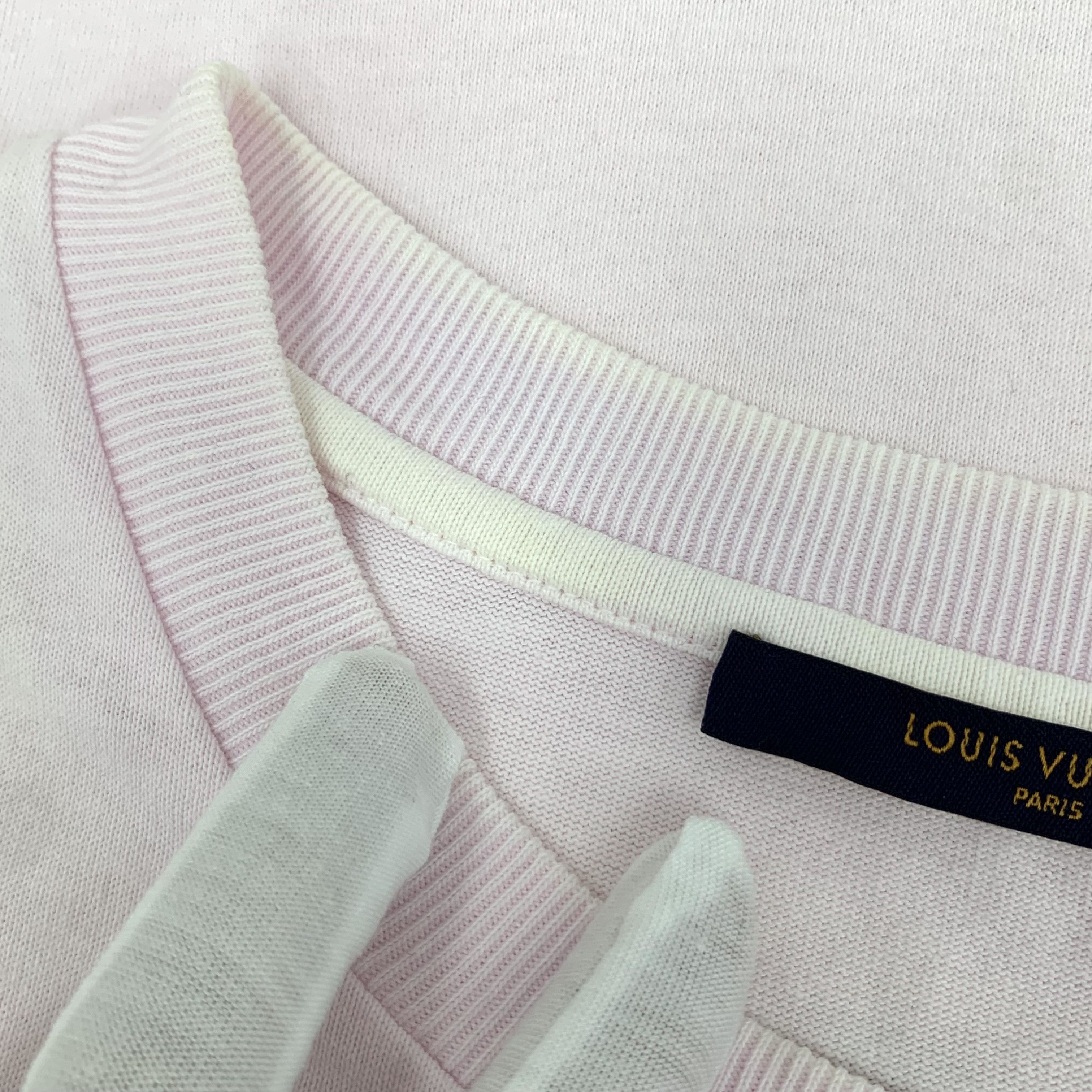 Louis Vuitton Louis Vuitton Pink Pocket Cotton T-Shirt (Size L) Size L / US 10 / IT 46 - 3 Thumbnail