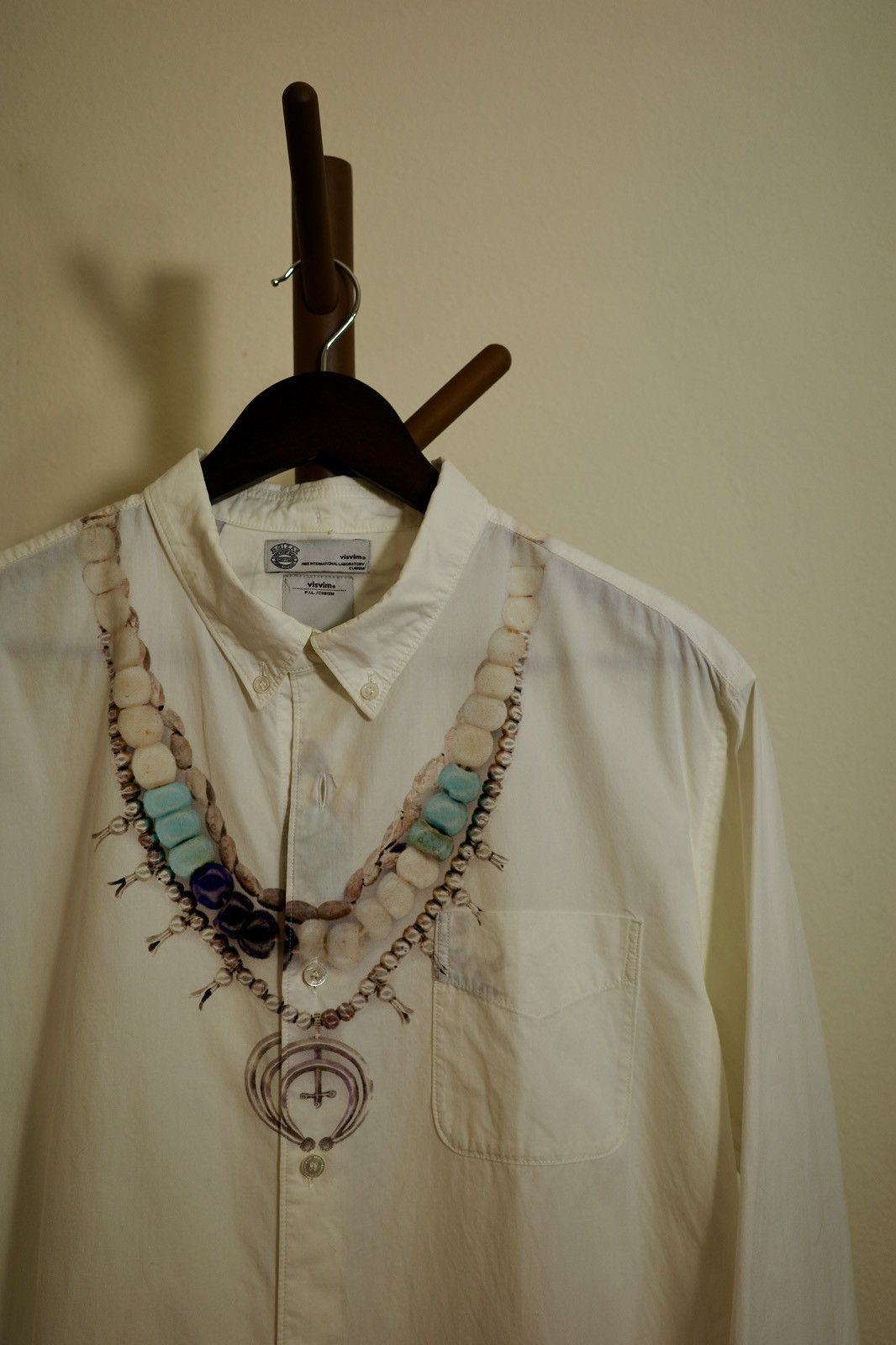 Visvim Size 4 VISVIM 13ss ethnic navajo necklace print shirt Size US L / EU 52-54 / 3 - 1 Thumbnail