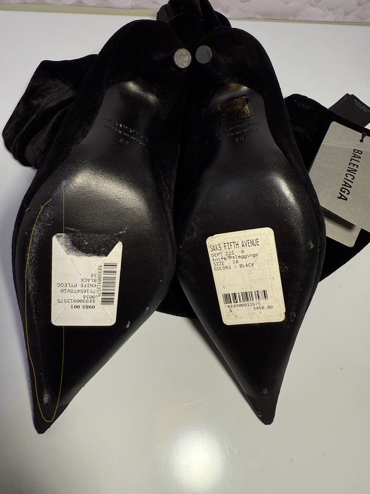 Balenciaga Balenciaga Black Women's Leggings Size US 7.5 / IT 37.5 - 17 Thumbnail