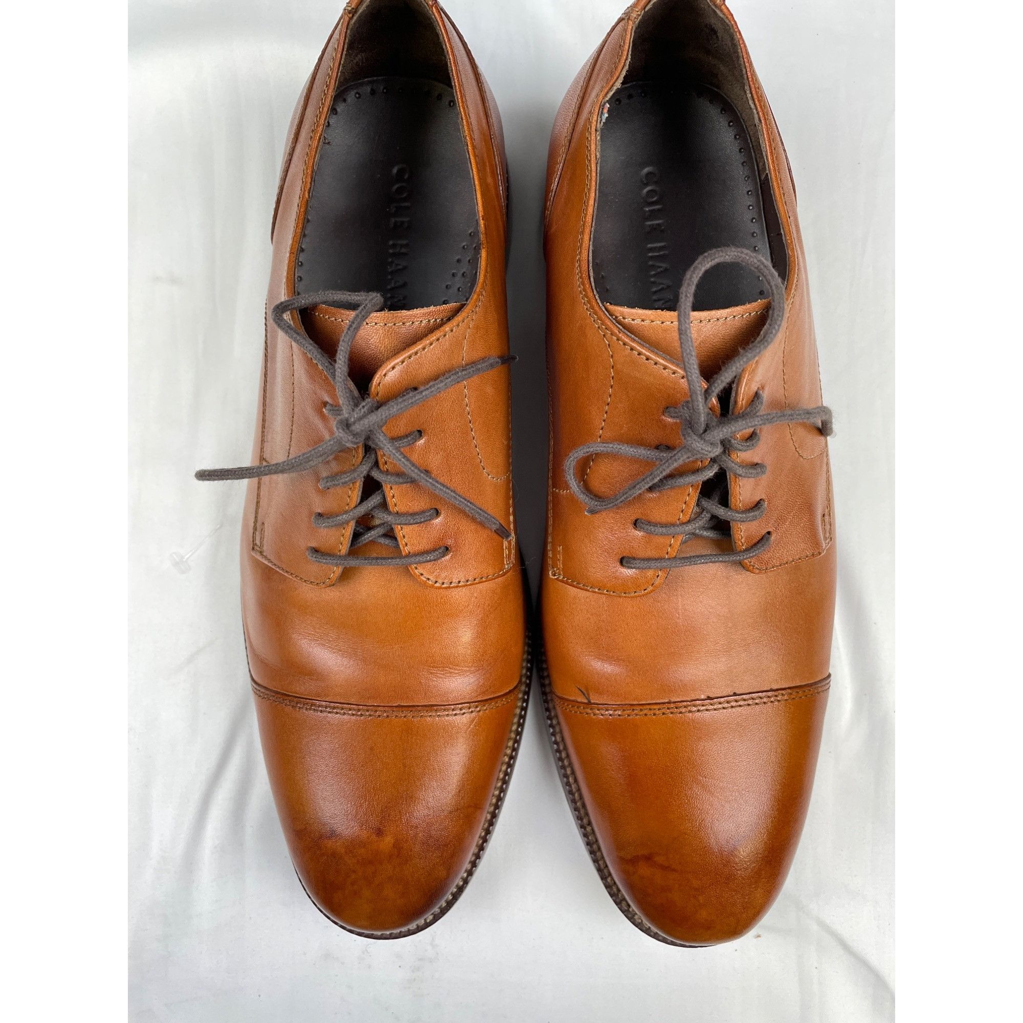 Cole Haan Cole Haan Men's Brown Leather Cap toe Oxfords/ Shoes SIze 9 Size US 9 / EU 42 - 2 Thumbnail