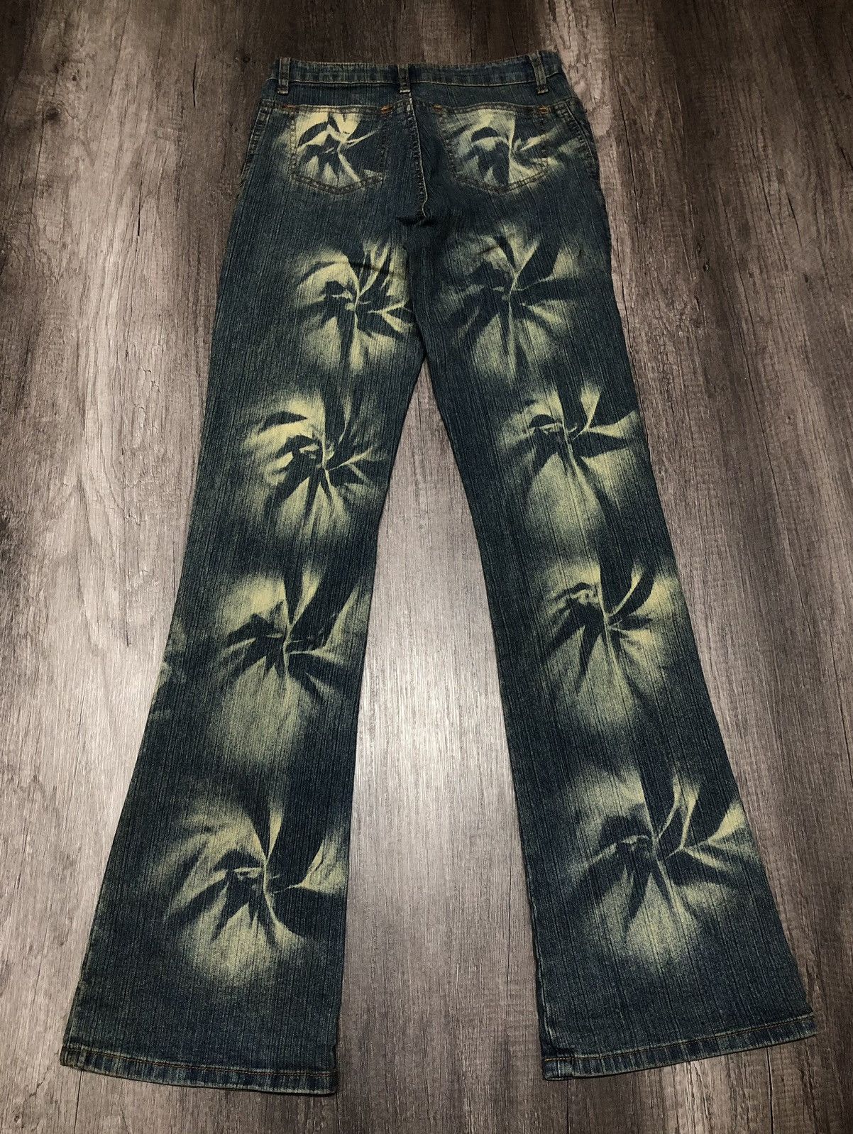 Hysteric Glamour × Japanese Brand HJ Haph Azard Flare Jeans Hysteric Design Size 28" / US 6 / IT 42 - 8 Thumbnail