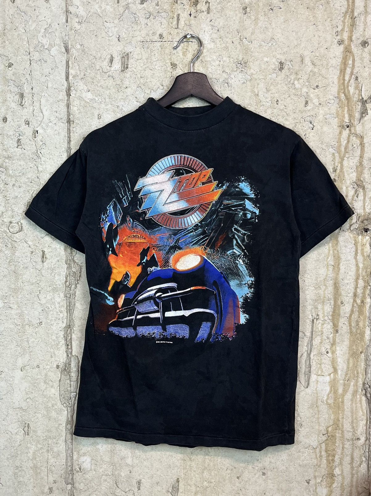Band Tees × Vintage Vintage 1990 ZZ Top Recycler Tour T-Shirt Rock Blues Size US M / EU 48-50 / 2 - 1 Thumbnail