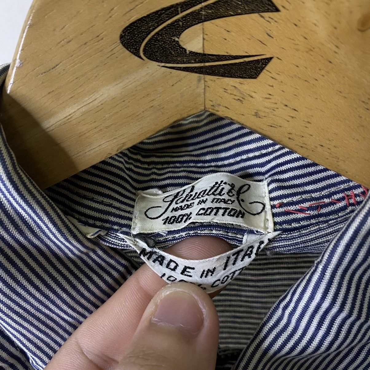 Other Vintage Italian Designer Stripes Polo Tee Size US S / EU 44-46 / 1 - 3 Thumbnail
