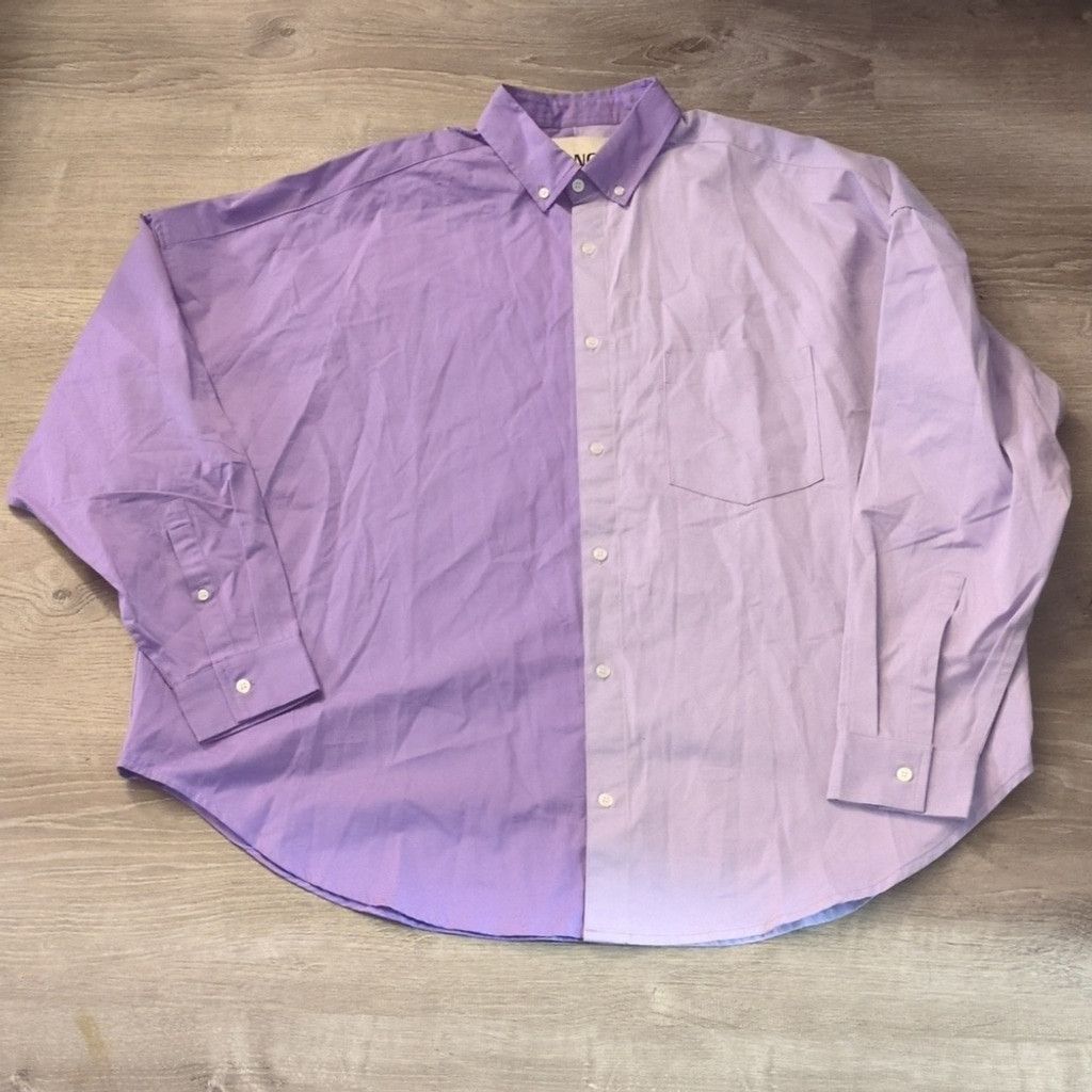 Other Blanca By Carbon38 Harry Shirt Oversized Color Block Sz M/L Size L / US 10 / IT 46 - 2 Thumbnail