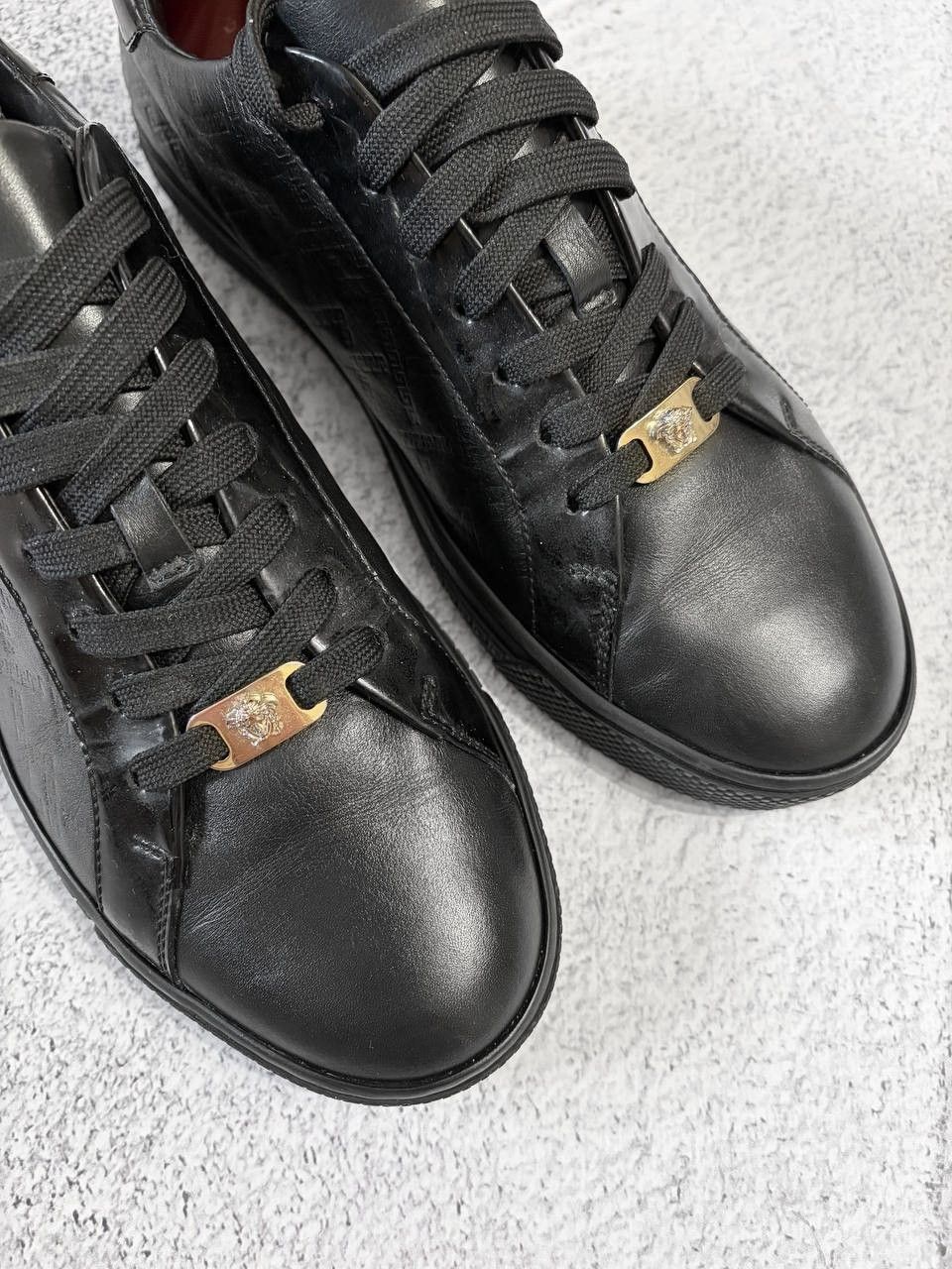 Versace Versace Medusa Greca Leather Sneakers Low Top Designer Shoes Size US 8 / EU 41 - 4 Thumbnail