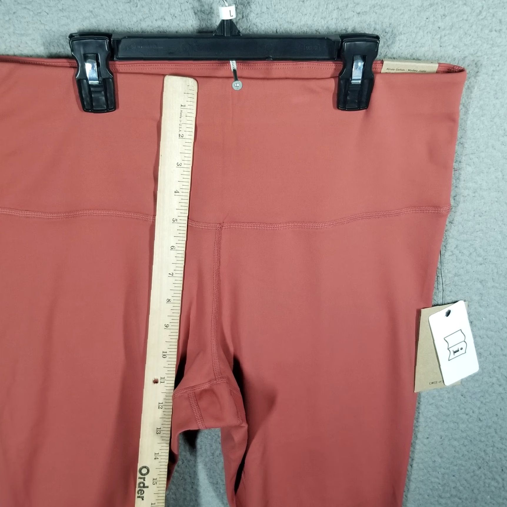 Nike Nike Yoga Womens 1X Leggings Canyon Rust NEW Size 40" / US 18 - 6 Thumbnail