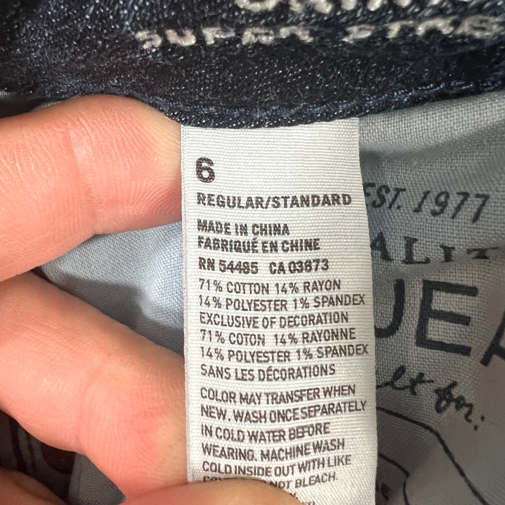 American Eagle Outfitters American Eagle Jeans Womens 6 Regular Blue Super Stretch Skinny Denim Regular Jeans Blue American Eagle Outfitters Womens 6 Size 28" / US 6 / IT 42 - 7 Thumbnail