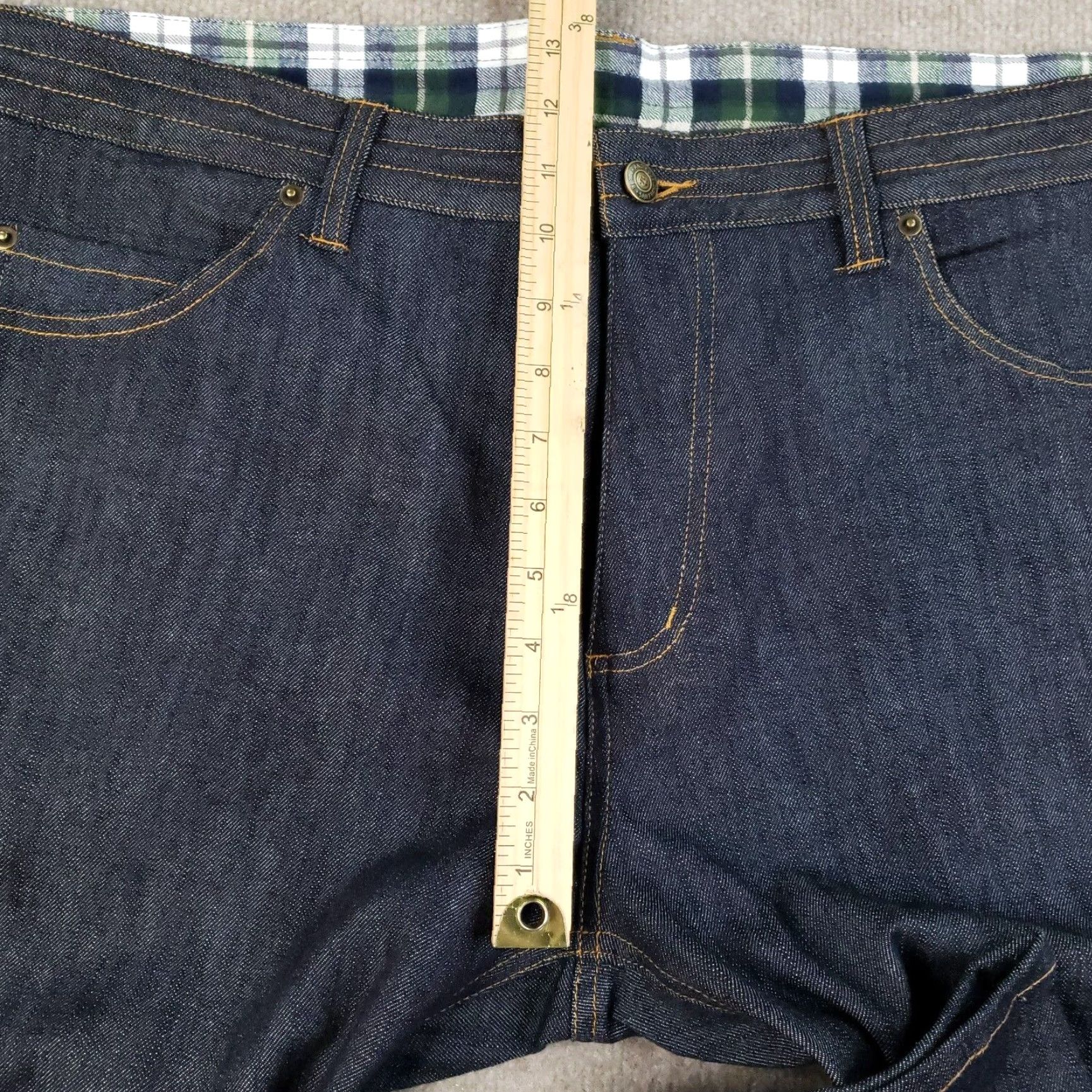 Vintage BETABrand Jeans Mens 38x30 Blue Straight Stretch Drawstring Denim Cotton Spandex Regular 28in Inseam Men Outerwear? Size US 38 / EU 54 - 7 Thumbnail