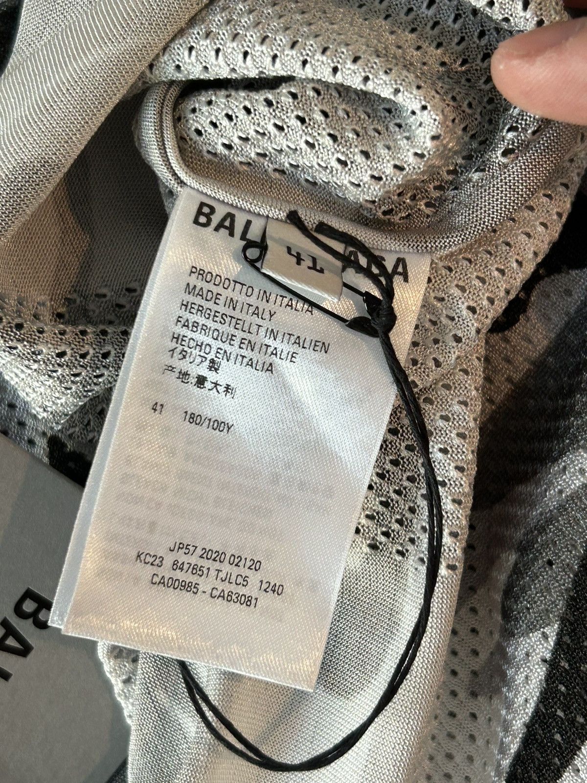 Balenciaga NWT! MSRP: $1.3k Oversized Mesh Jersey Camo Button Up Size US L / EU 52-54 / 3 - 6 Thumbnail