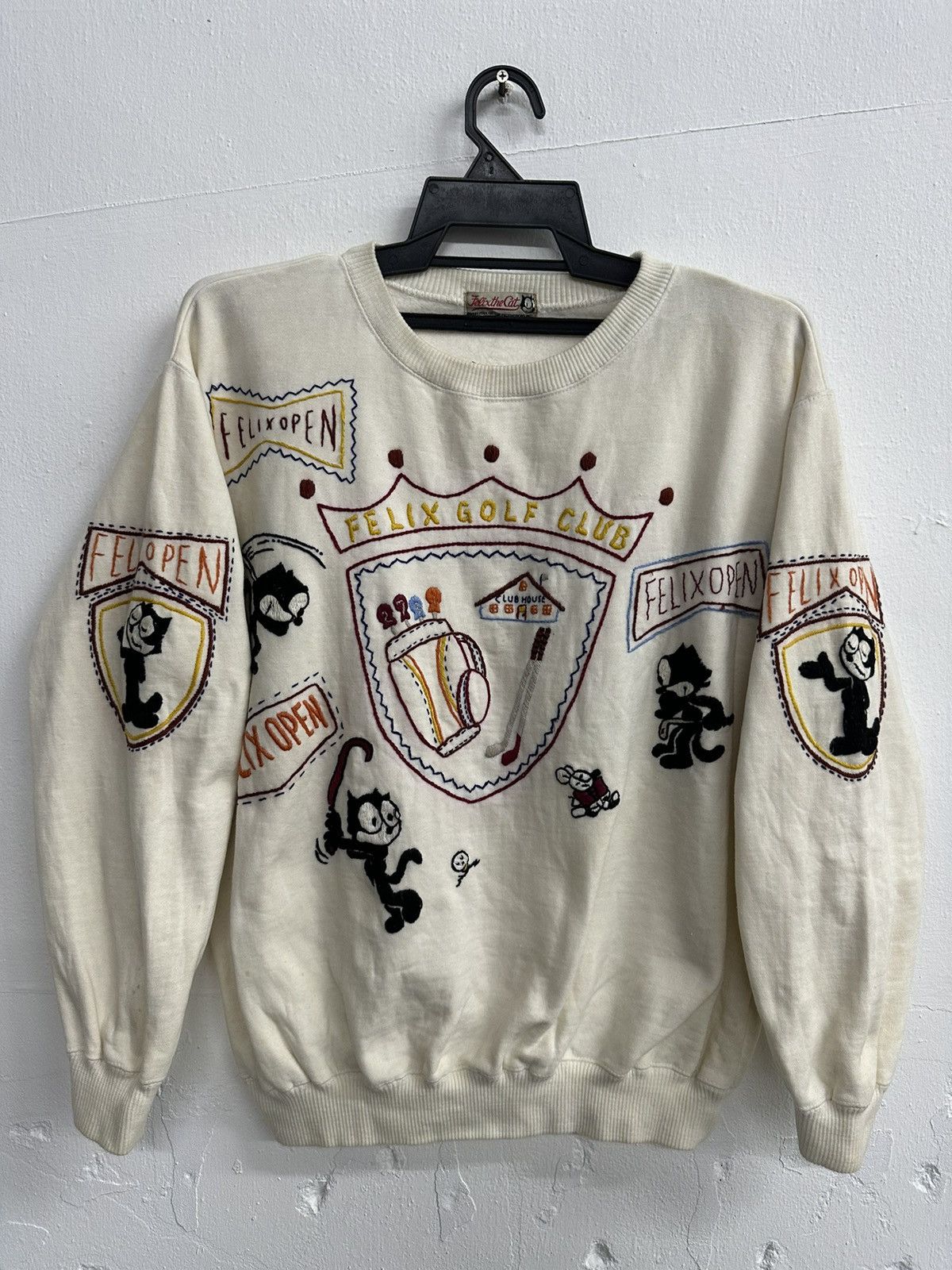 Cartoon Network 1991 Felix The Cat Rare Sweatshirt Size US S / EU 44-46 / 1 - 2 Thumbnail