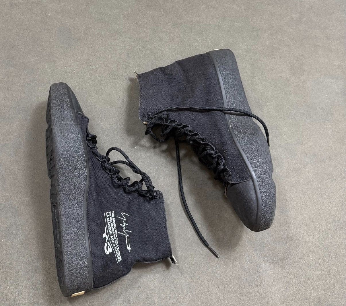 Y-3 Y-3 Yohji Yamamoto High-Top Sneakers J16 Size US 8.5 / EU 41-42 - 2 Thumbnail