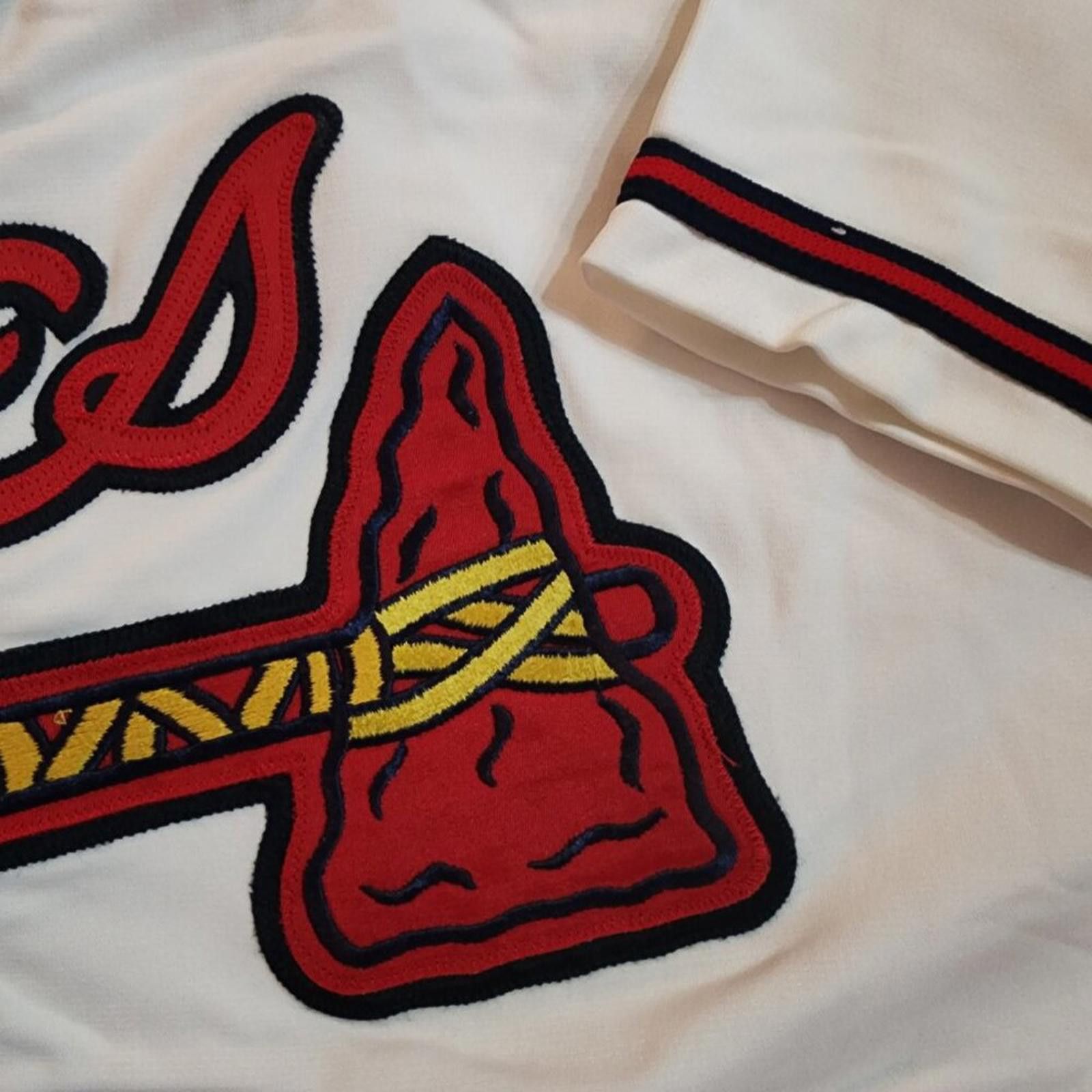 Russell Athletic Atlanta Braves jersey. Diamond Collection. Russell Size 48 Size US L / EU 52-54 / 3 - 4 Thumbnail