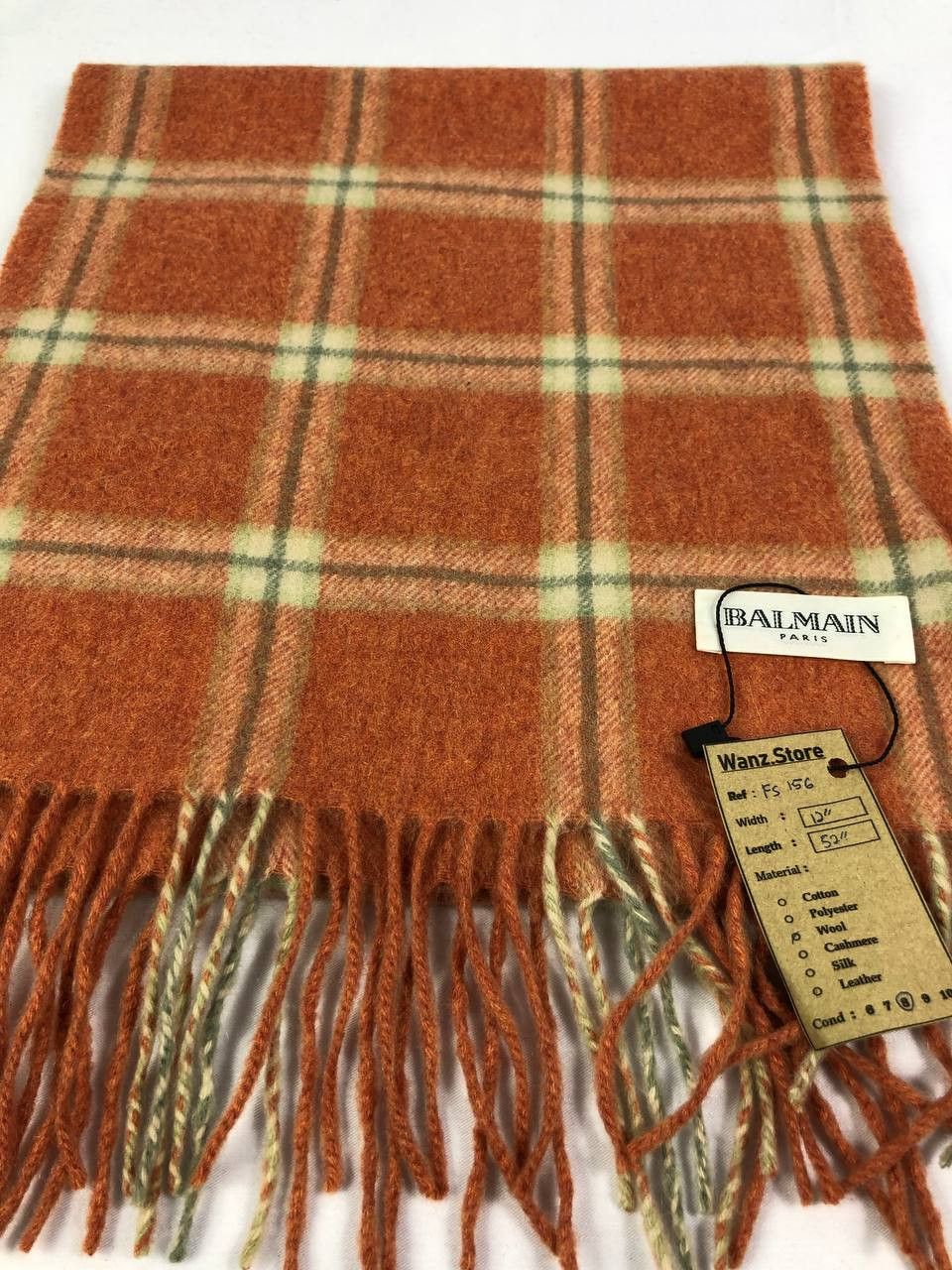 Vintage Pierre Balmain Scarf / Muffler / Neckwear FS156 Size ONE SIZE - 6 Thumbnail