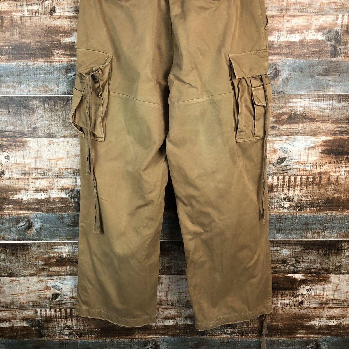 Japanese Brand Arme Brown Cargo Multipocket Pants #A1921 Size US 31 - 15 Thumbnail