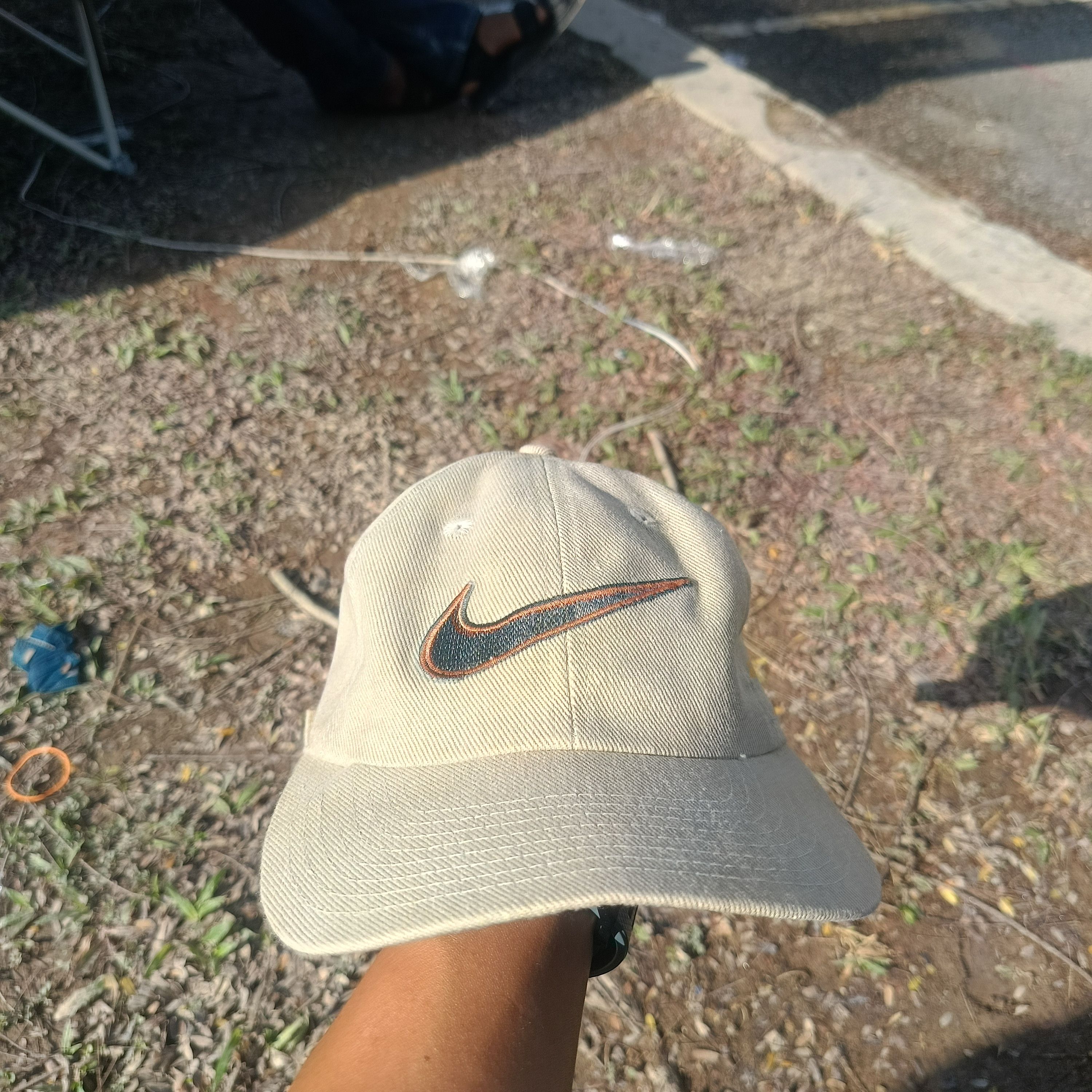 Nike Vintage 90s Nike Big Logo Dad Hat Size ONE SIZE - 2 Thumbnail