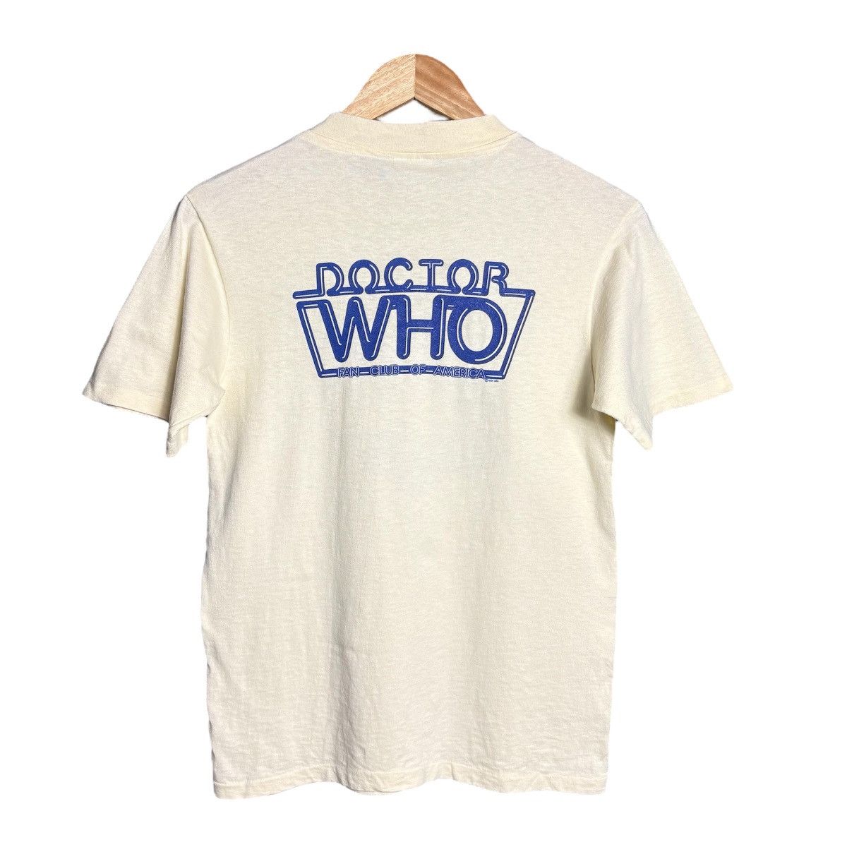 Vintage Vintage 80s Doctor Who Movie T-Shirt Size US S / EU 44-46 / 1 - 2 Thumbnail