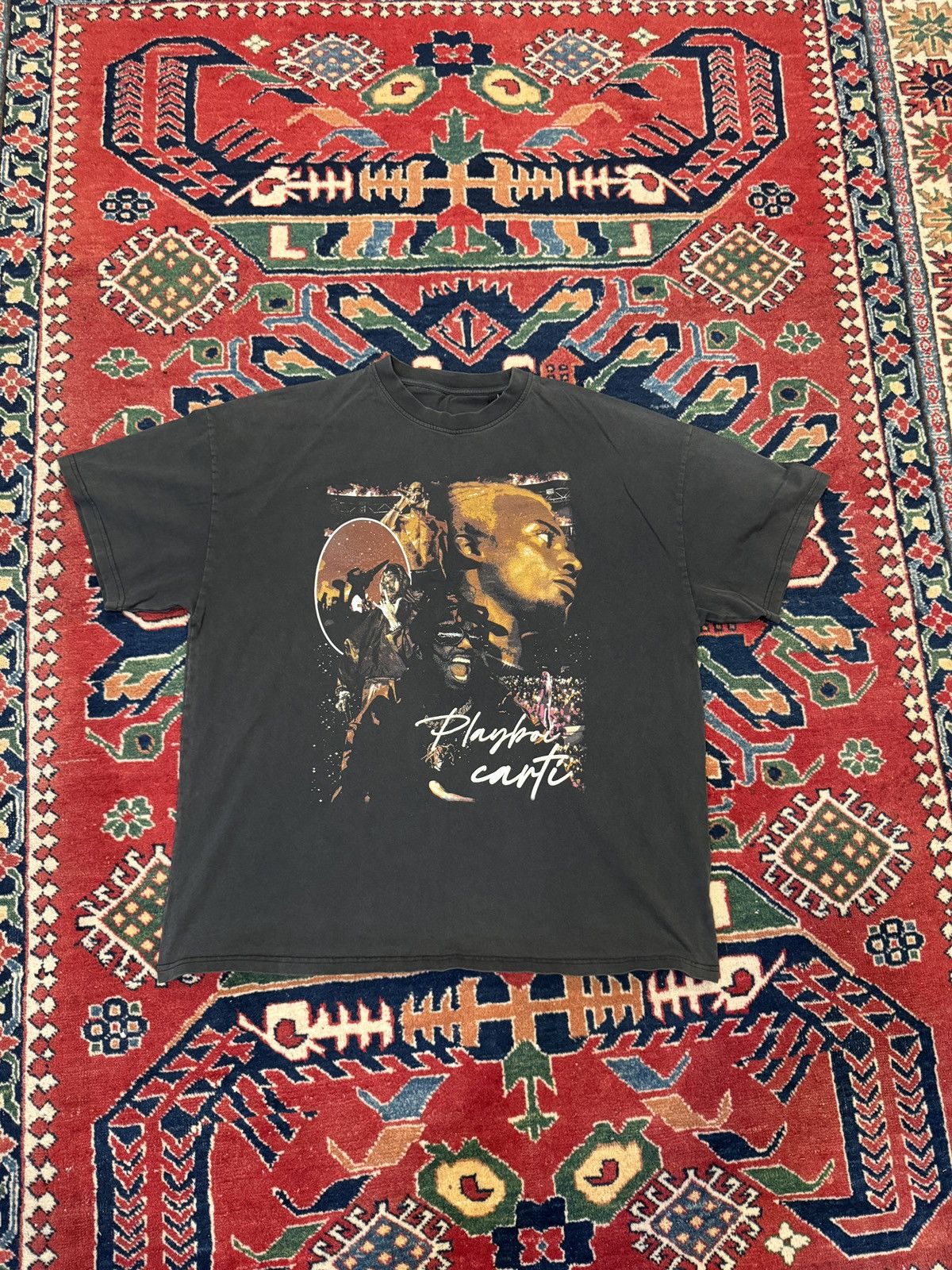 Playboi Carti × Sergio Calabasas × Vintage Sergio Calabasas x Playboi Carti Tee Size US L / EU 52-54 / 3 - 1 Thumbnail